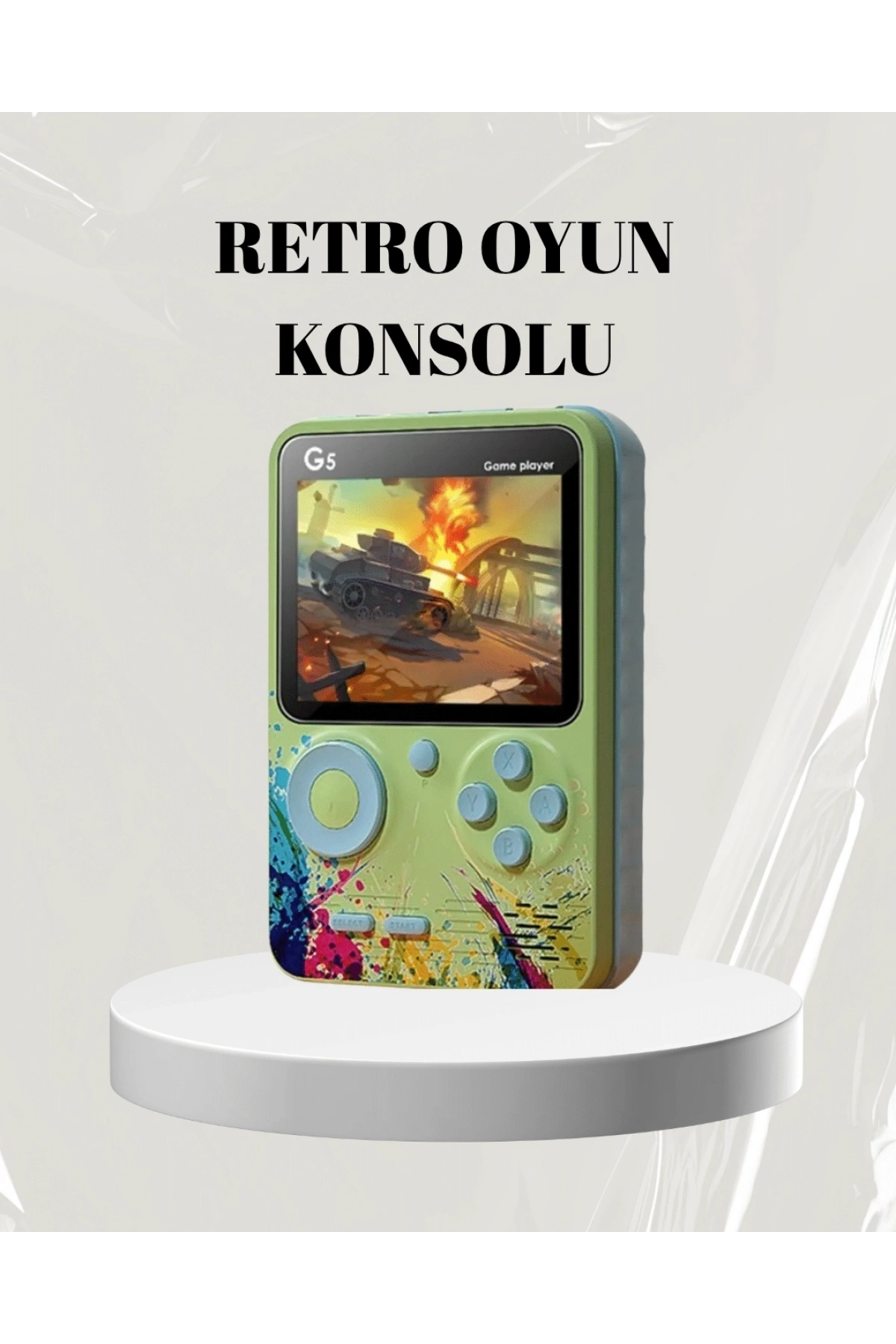3 İnç Renkli Ekranlı Taşınabilir El Konsolu – G5 Modeli