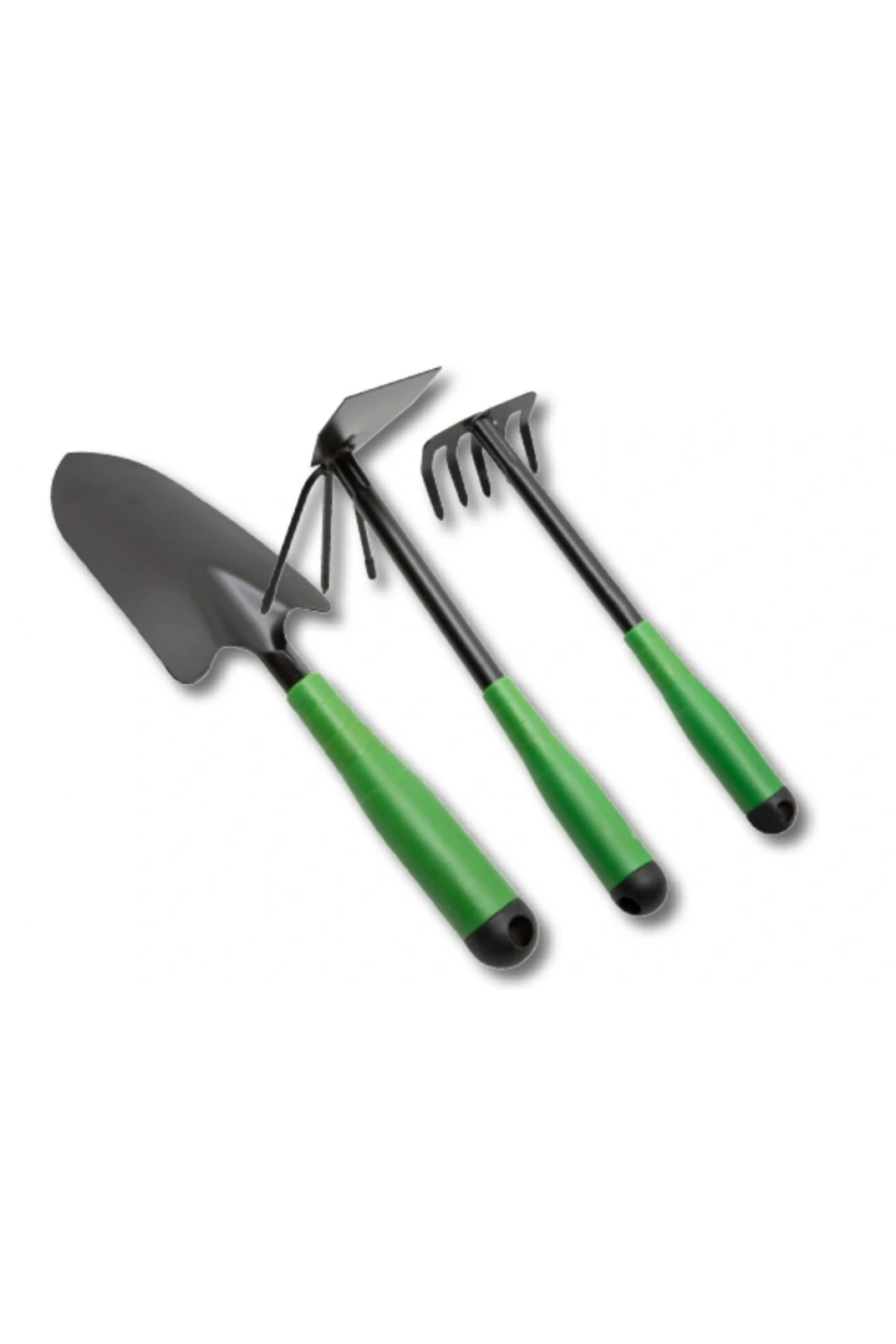 3 Parça Bahçe Seti - Çapa Tırmık Kazma Set (5047)