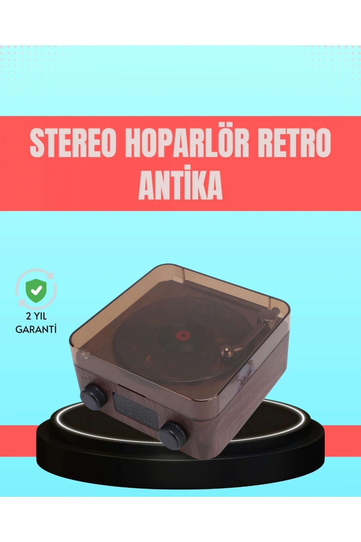 3-ü-1 Arada Bluetooth Hoparlör – Işıklı Saat ve Gece Lambası