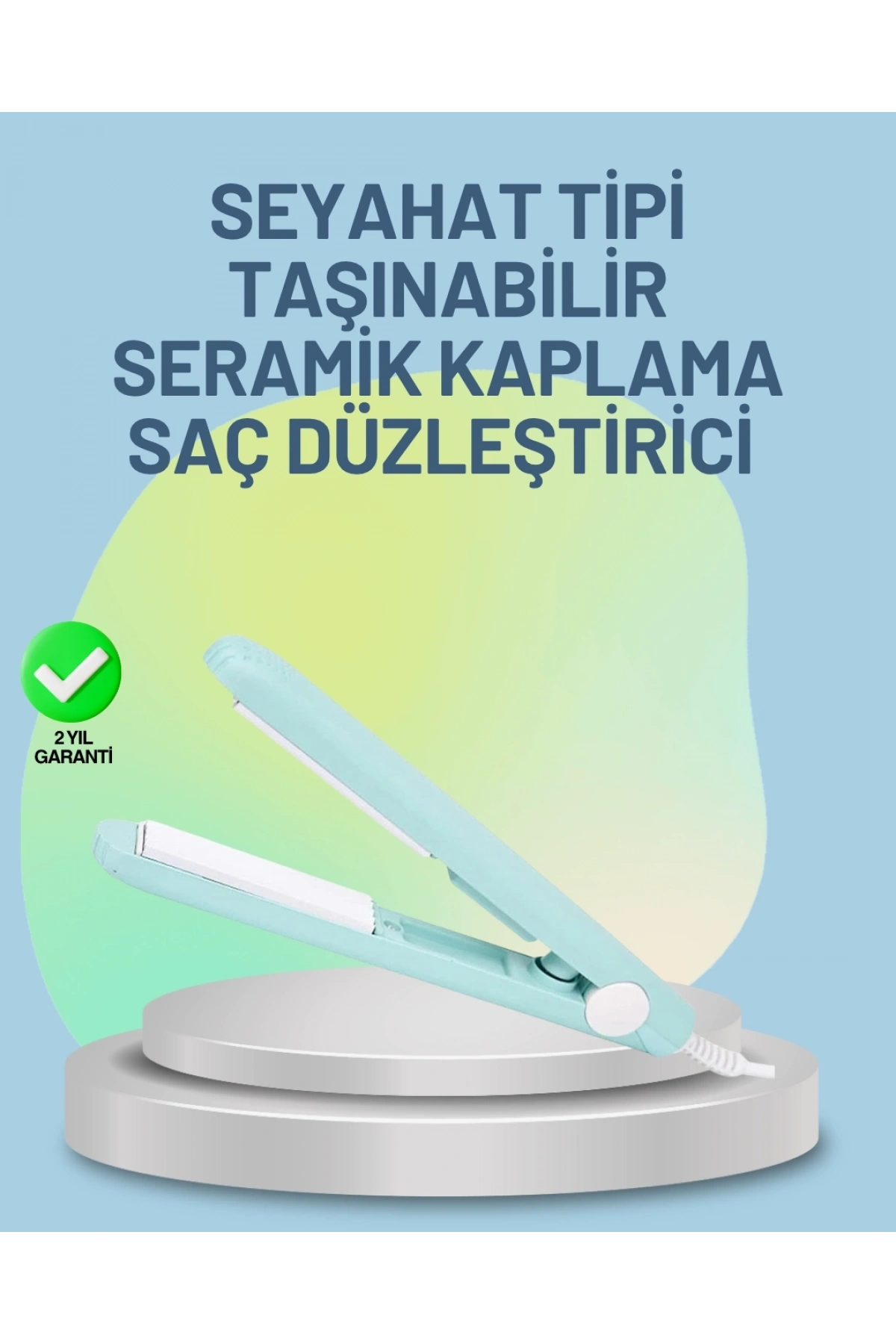 30 Saniyede Isınan PTC Teknolojili Saç Şekillendirici – Sabit Isı Kontrollü, Hızlı Performans