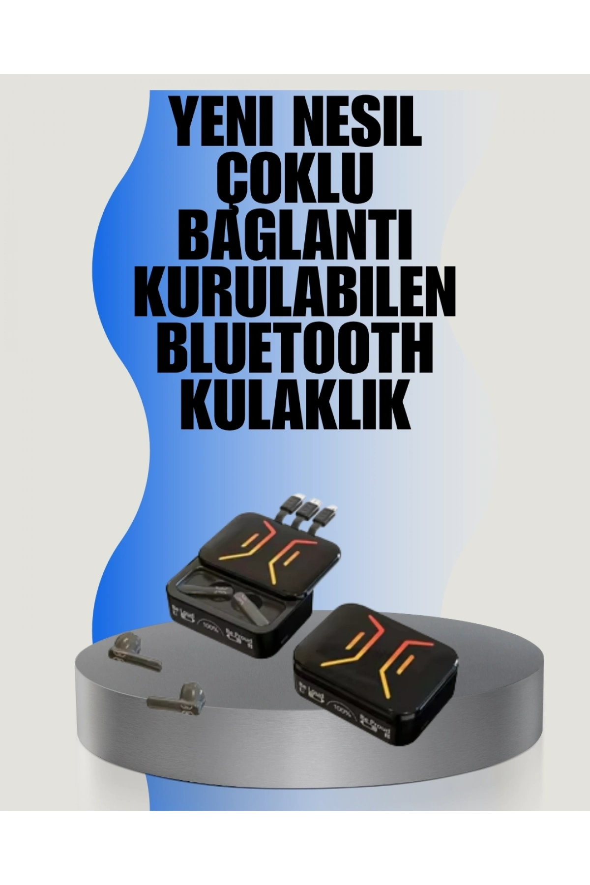 300mAh Kutulu Bluetooth Kulaklık – 40mAh Kulaklık Bataryası
