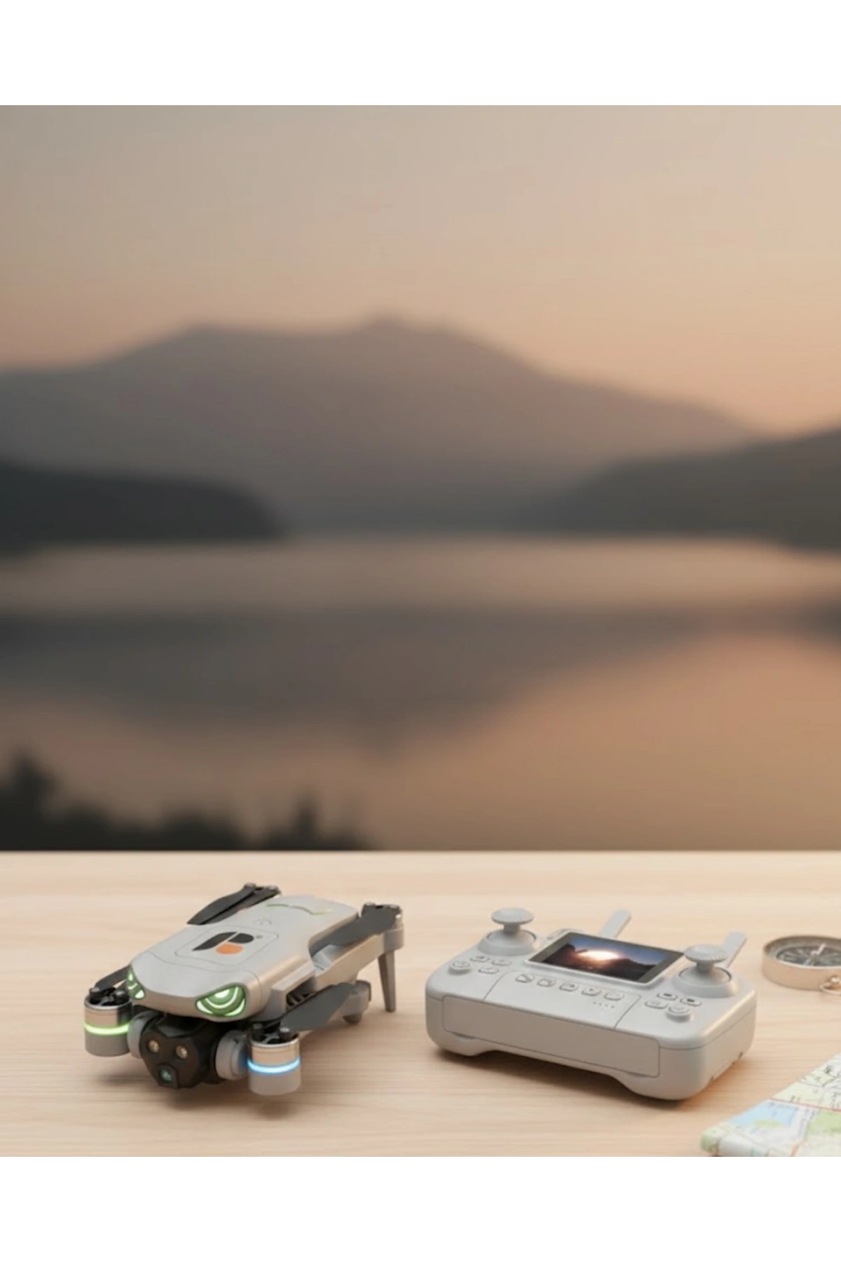 360° Takla ve Çift Kamera Özellikli Hobi Drone