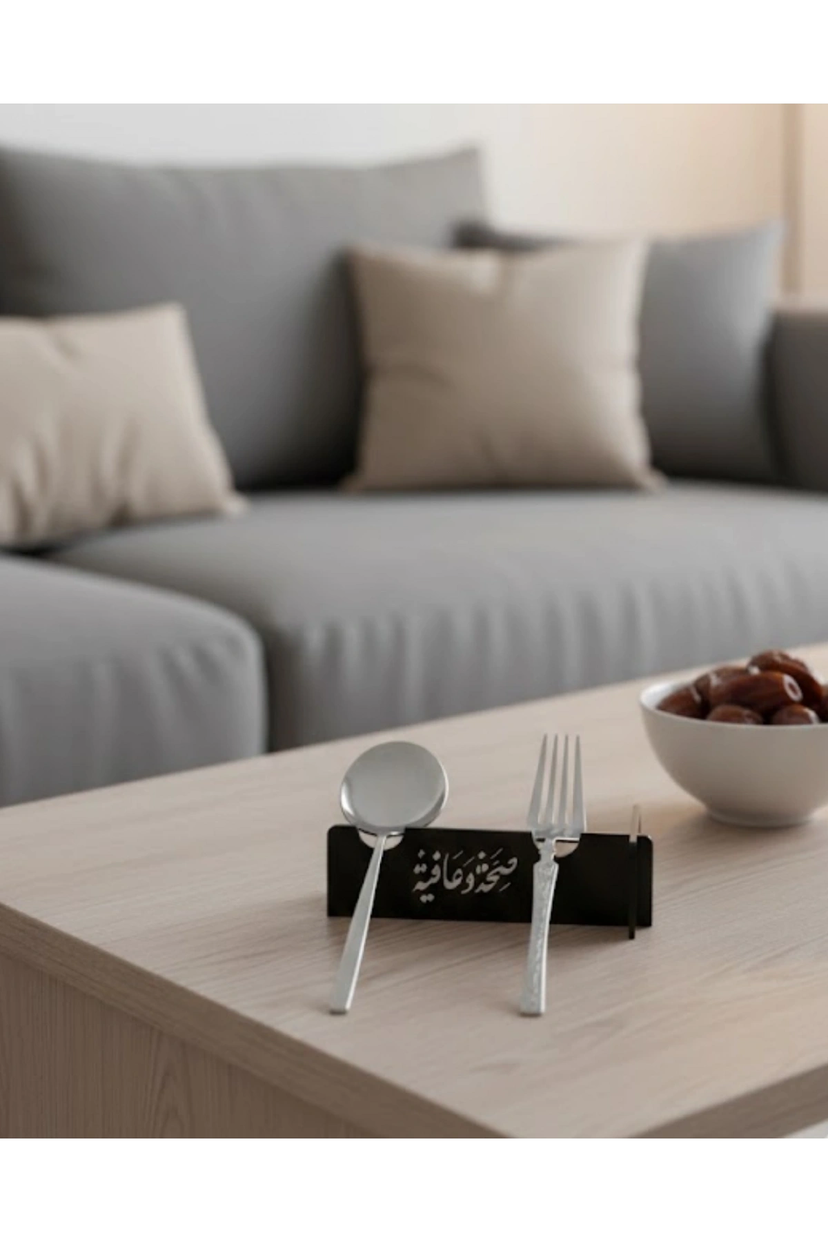 3D Özel Baskı 6’lı Çatal Kaşık Tutucu Modern Sofra Aparatı