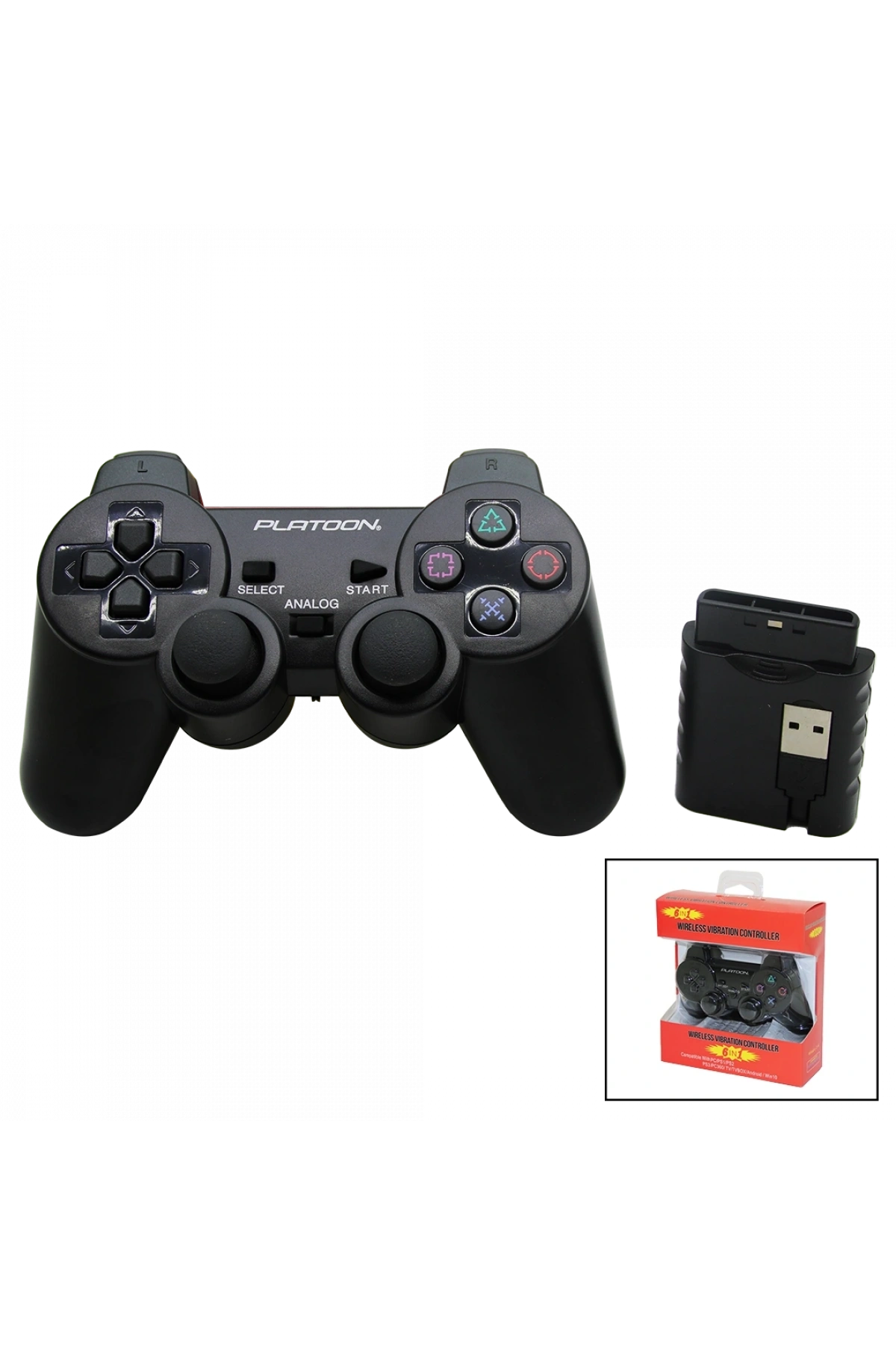 3IN1 ANALOG OYUN KOLU WIRELESS PC/PS2/PS3 PL-2860 (5047)