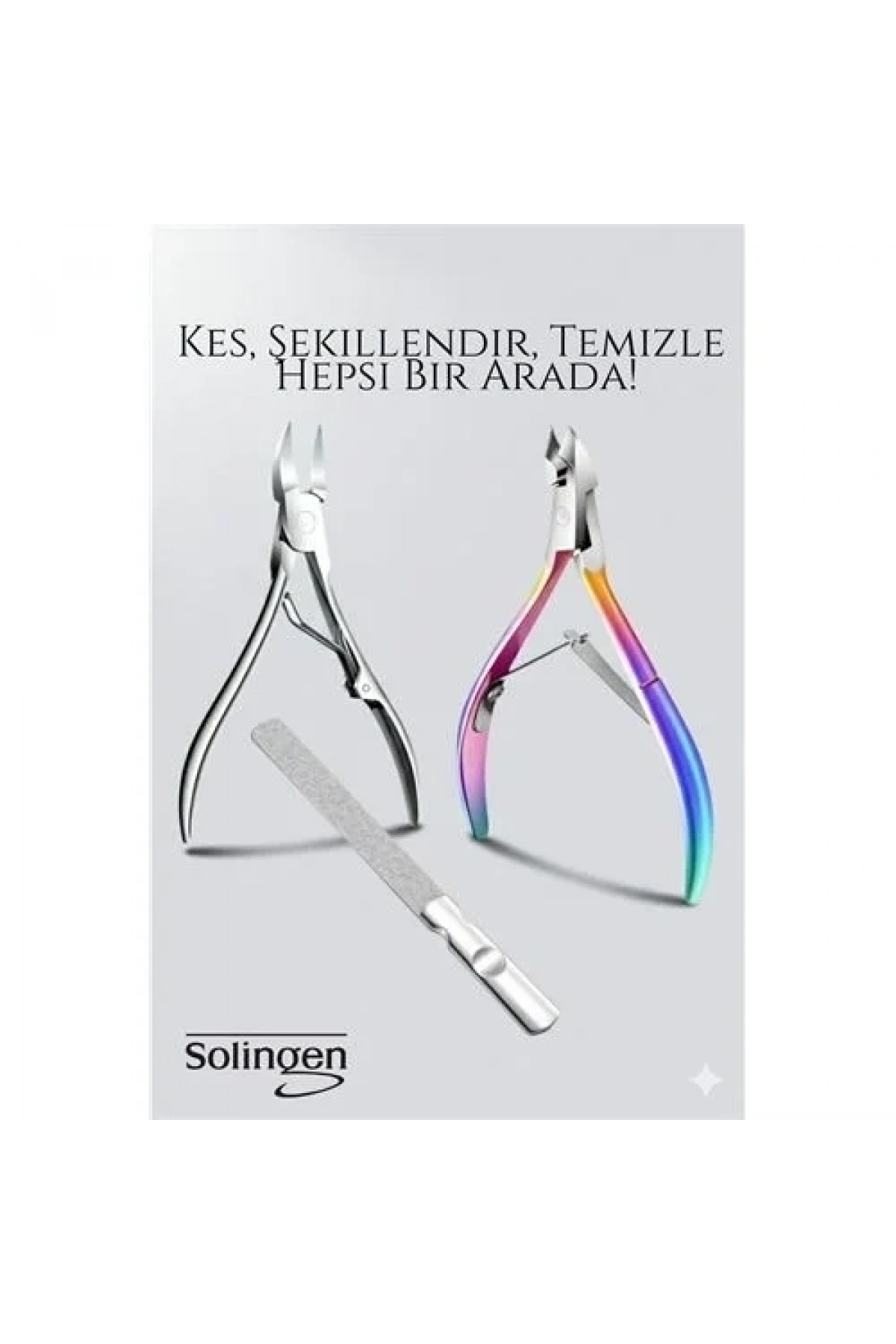 3’lü Paslanmaz Manikür Seti – Tırnak Makası, Et Pens, Kavisli Makas | Evde Profesyonel Bakım 722156