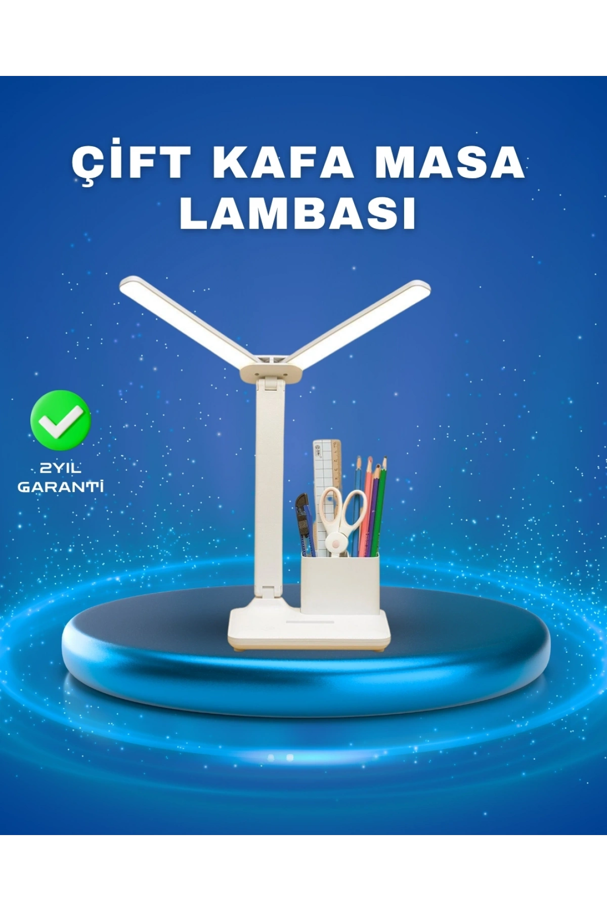 3’ü 1 Arada Çok Amaçlı Masa Lambası | Göz Yormayan Işık, Organizer Tasarım