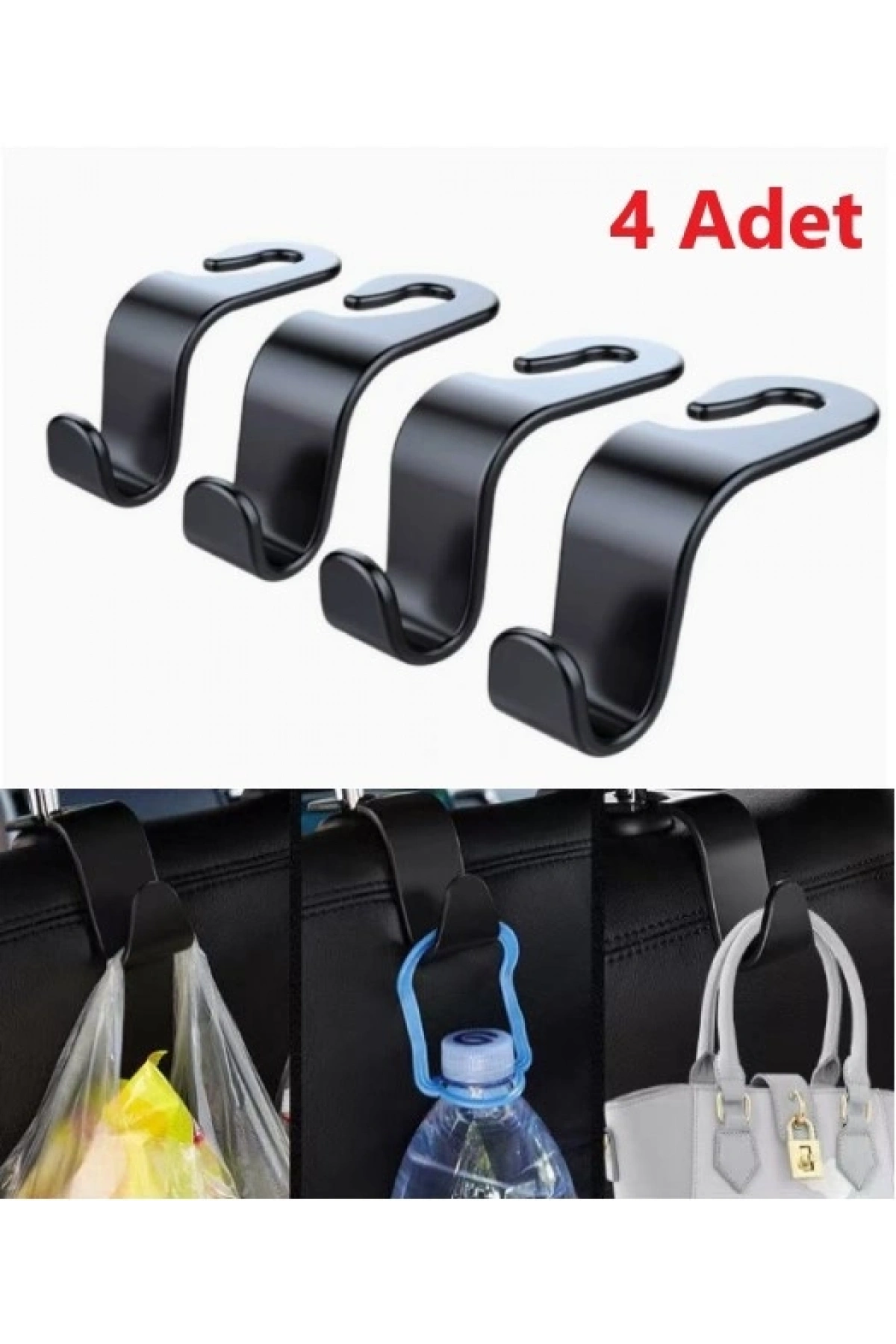 4  Adet Araba Koltuk Arkası Askı (5047)