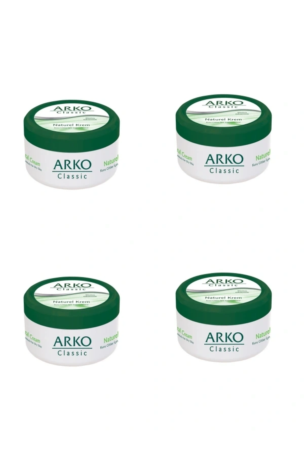 4 ADET ARKO CLASSİC NATUREL EL KREMİ 150ML (5047)