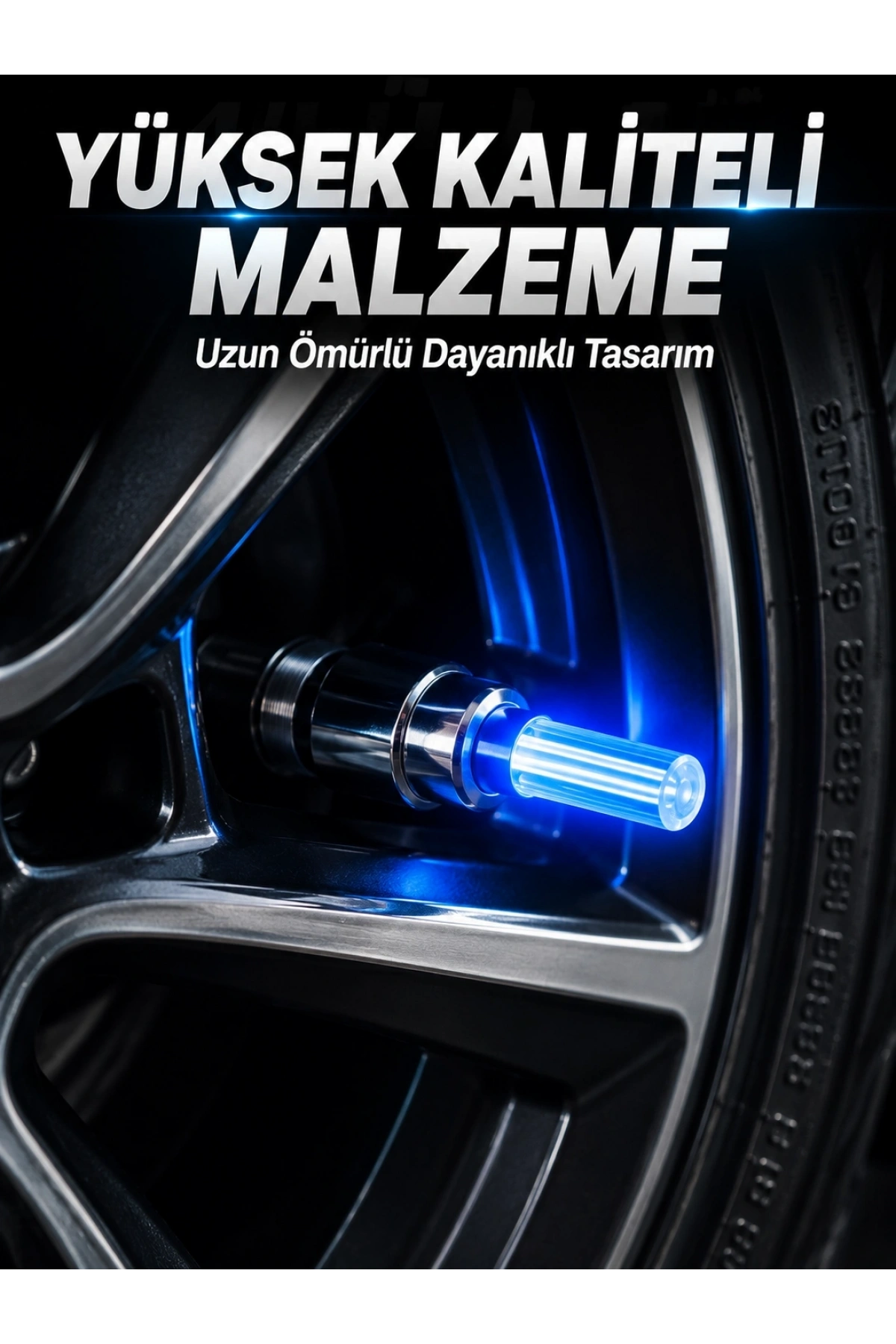 4 Adet LED Lastik Sibop Işığı Otomobil İçin Hareket Sensörlü