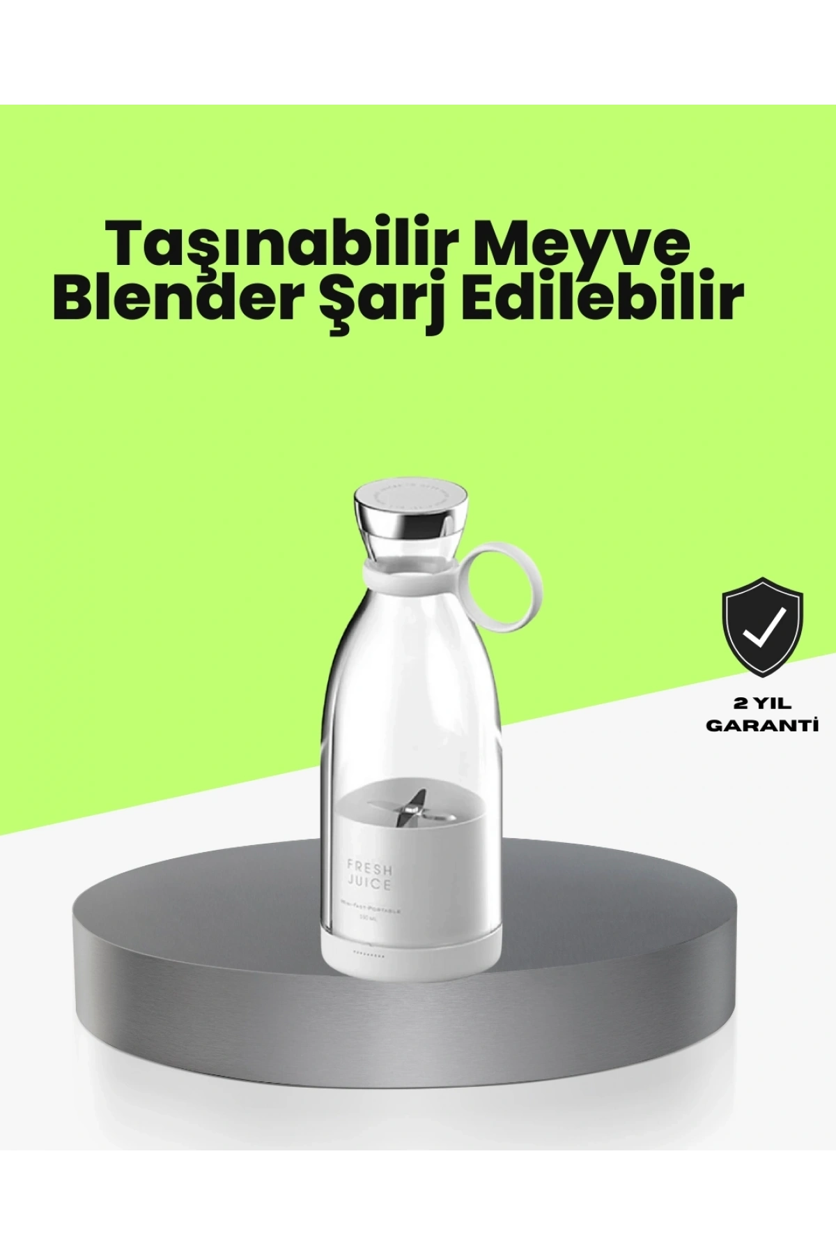 4 lı Gıda Sınıfı Paslanmaz Çelik Taşınabilir Blender
