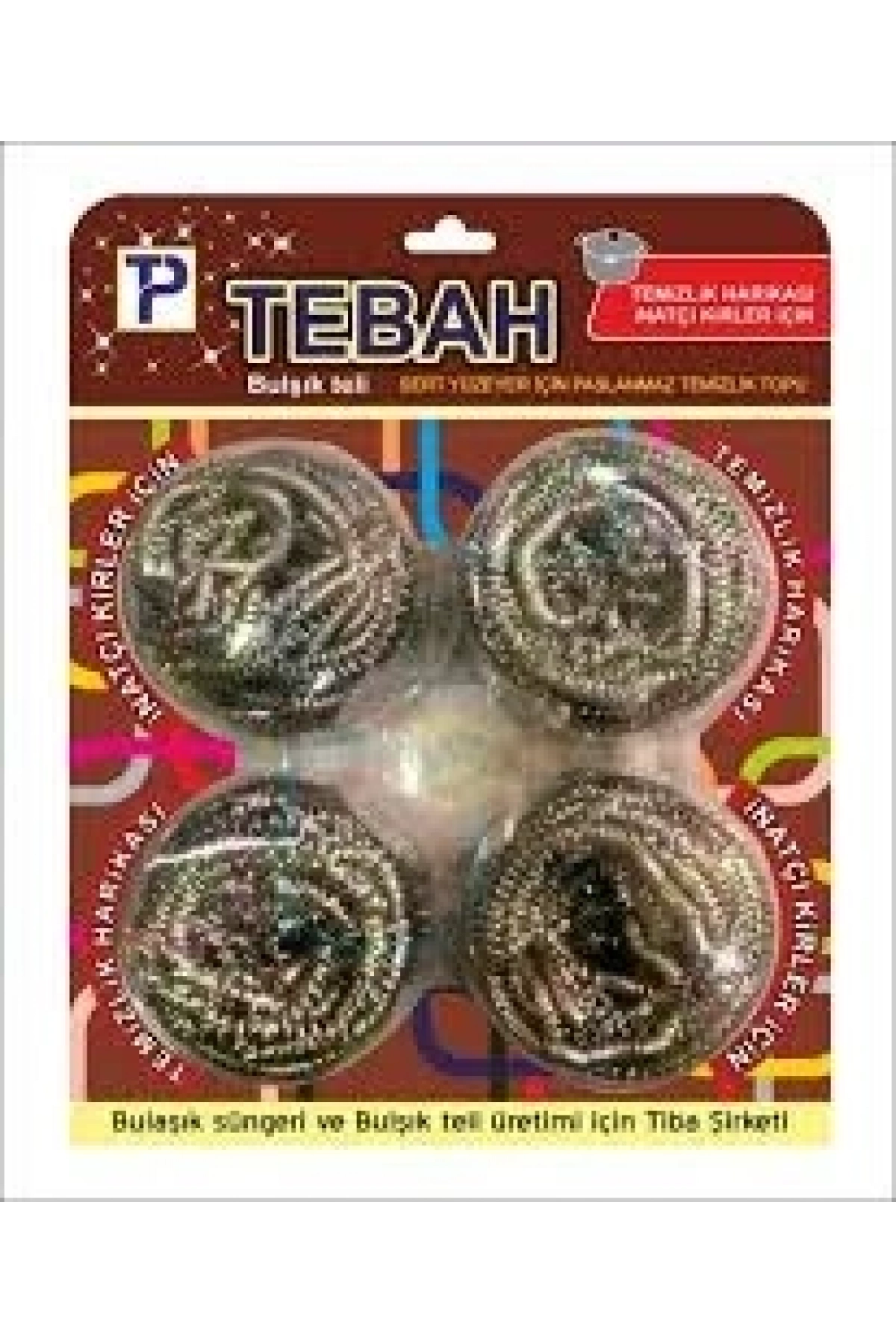 4 PARÇA  BULAŞIK TOP TELİ (5047)