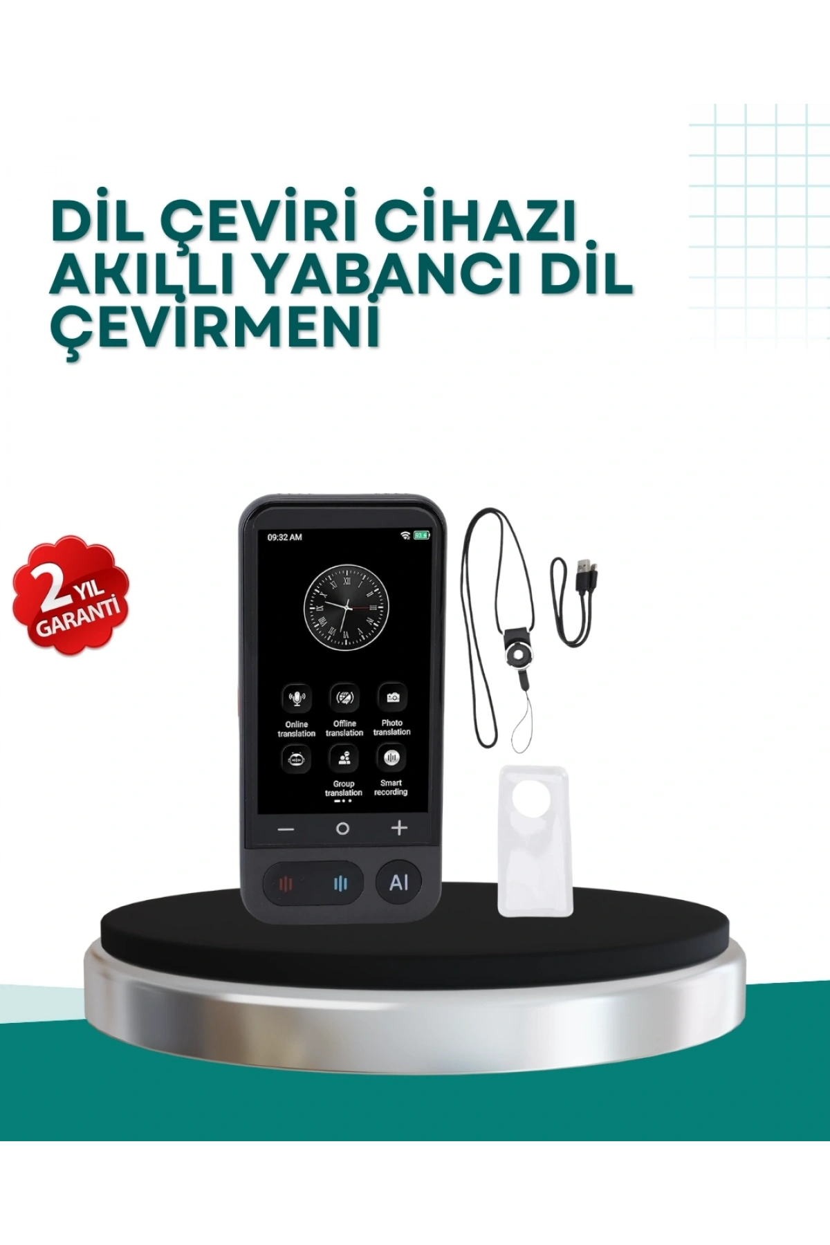 4.0 İnç Dokunmatik Ekranlı Akıllı Çeviri Cihazı