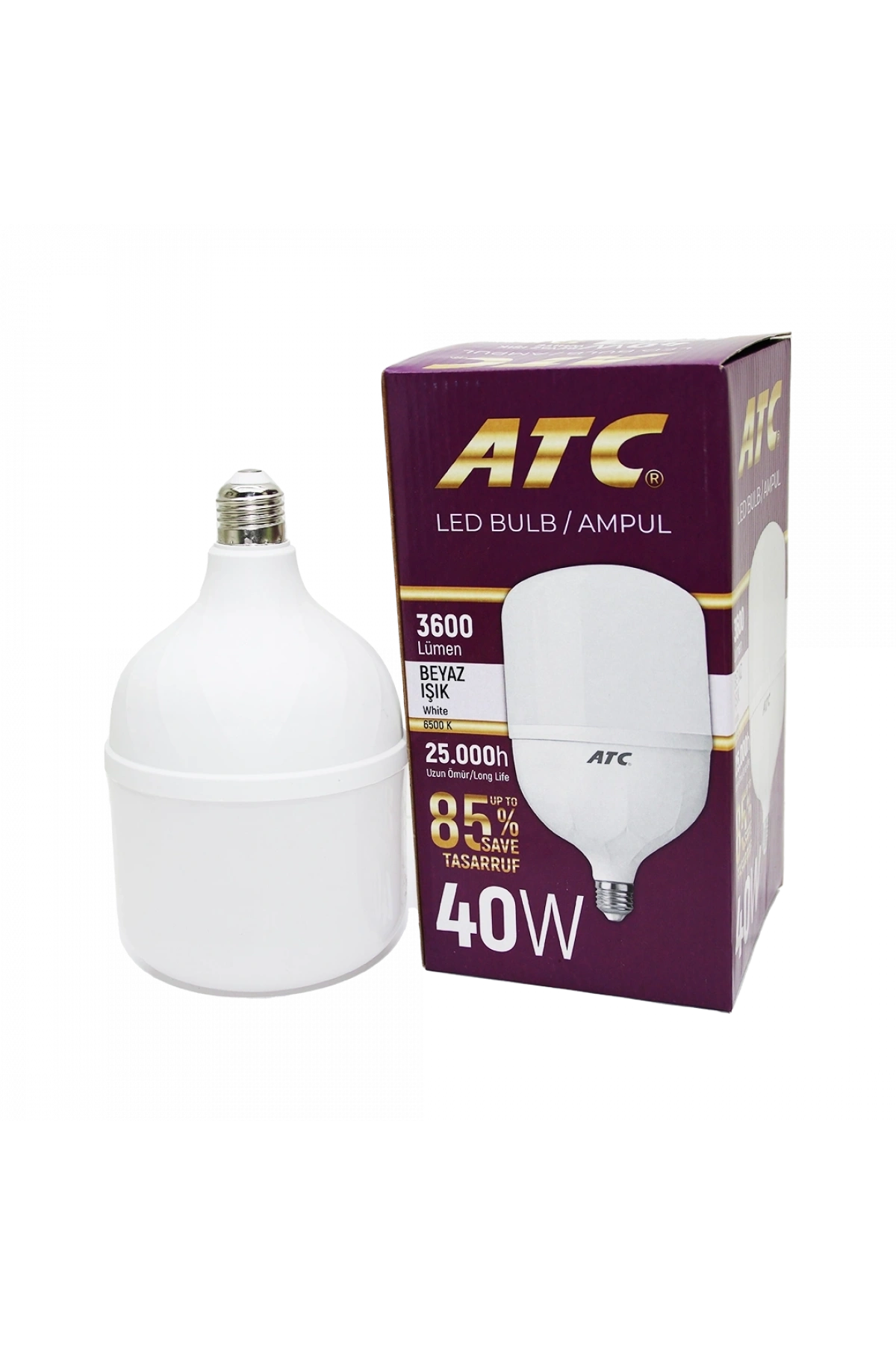 40W TORCH LED BULB AMPUL BEYAZ E27 (5047)