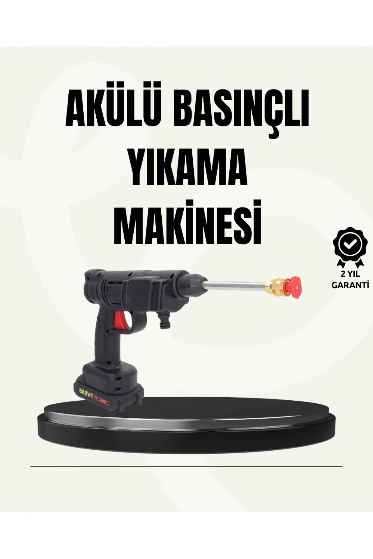 48V Şarjlı Basınçlı Yıkama Makinesi Kablosuz Su Tabancası