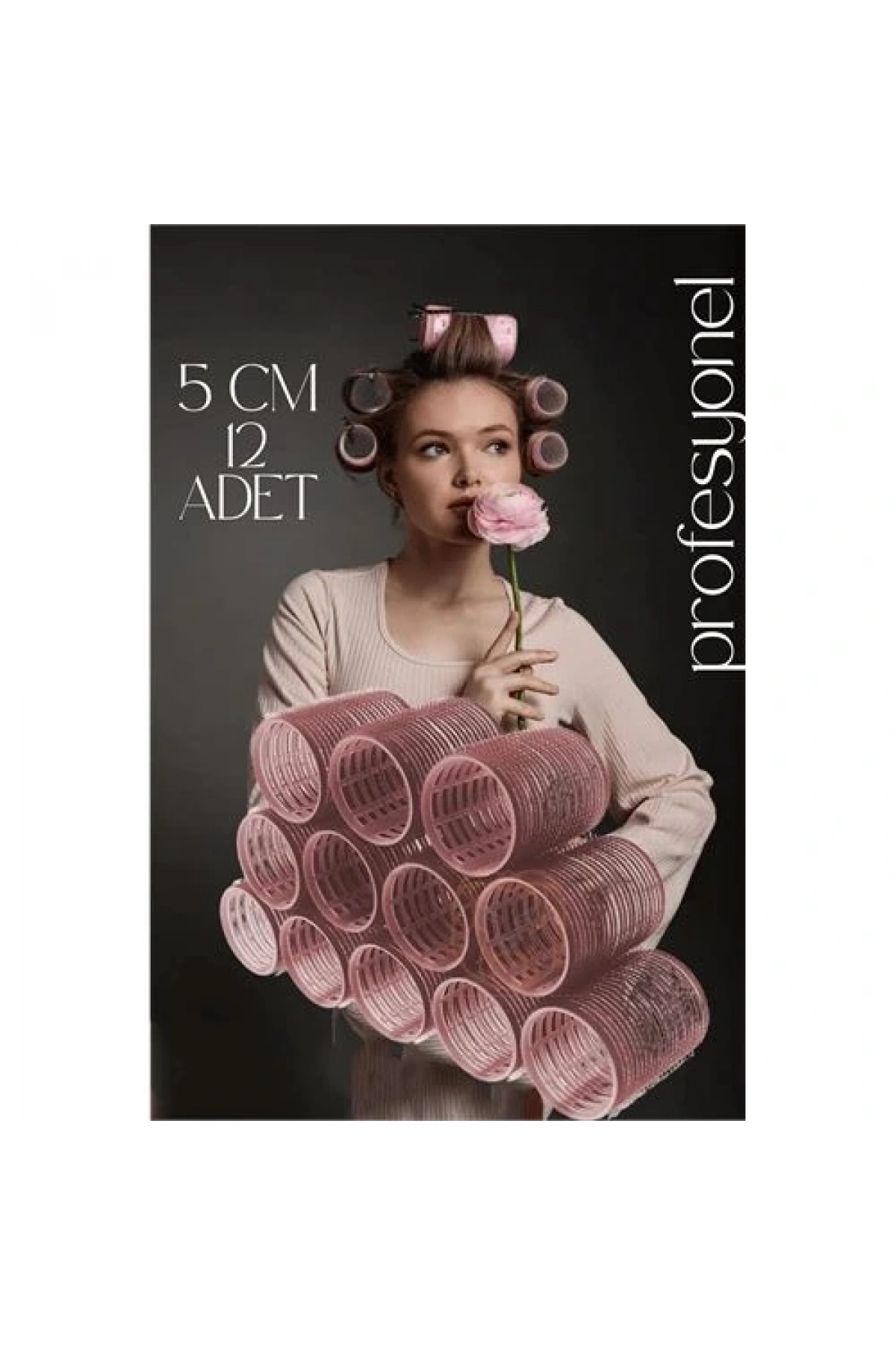 5 Cm Bigudi Saç Bigudisi Profesyonel 12 ADET