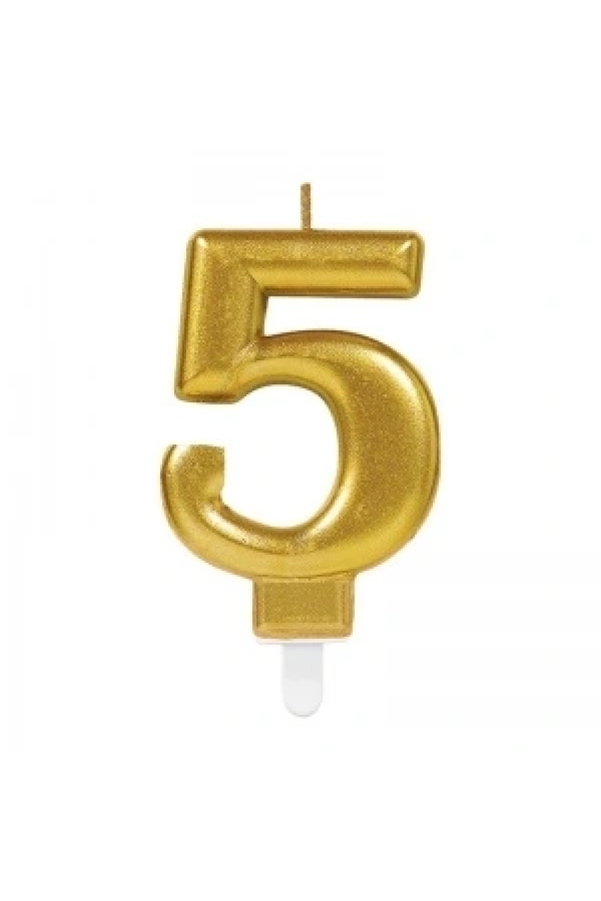 5 Rakam Mum Gold Renk (5047)