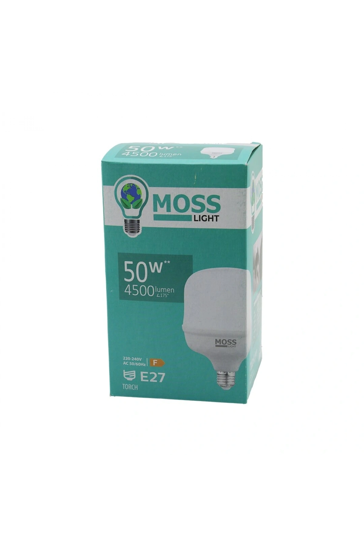 50W  TORCH  LED AMPUL PLASTİK E27 4500LUMEN L175° 5000 SAAT ÖMÜR IP20 185-265V AC  MS-3099 (5047)