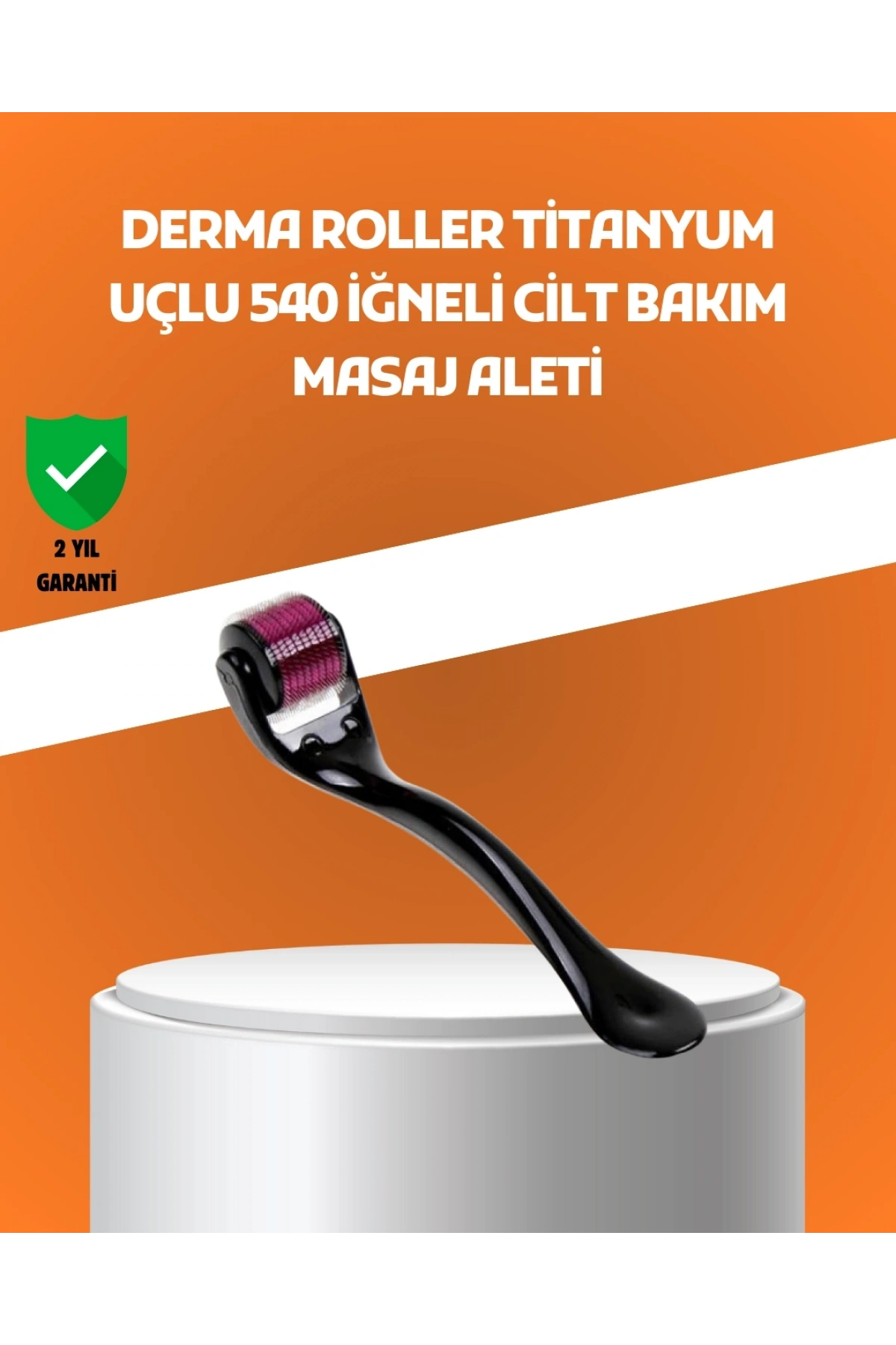 540 İğneli Titanyum Dermaroller Profesyonel Ev Tipi Cilt Yenileme Aparatı