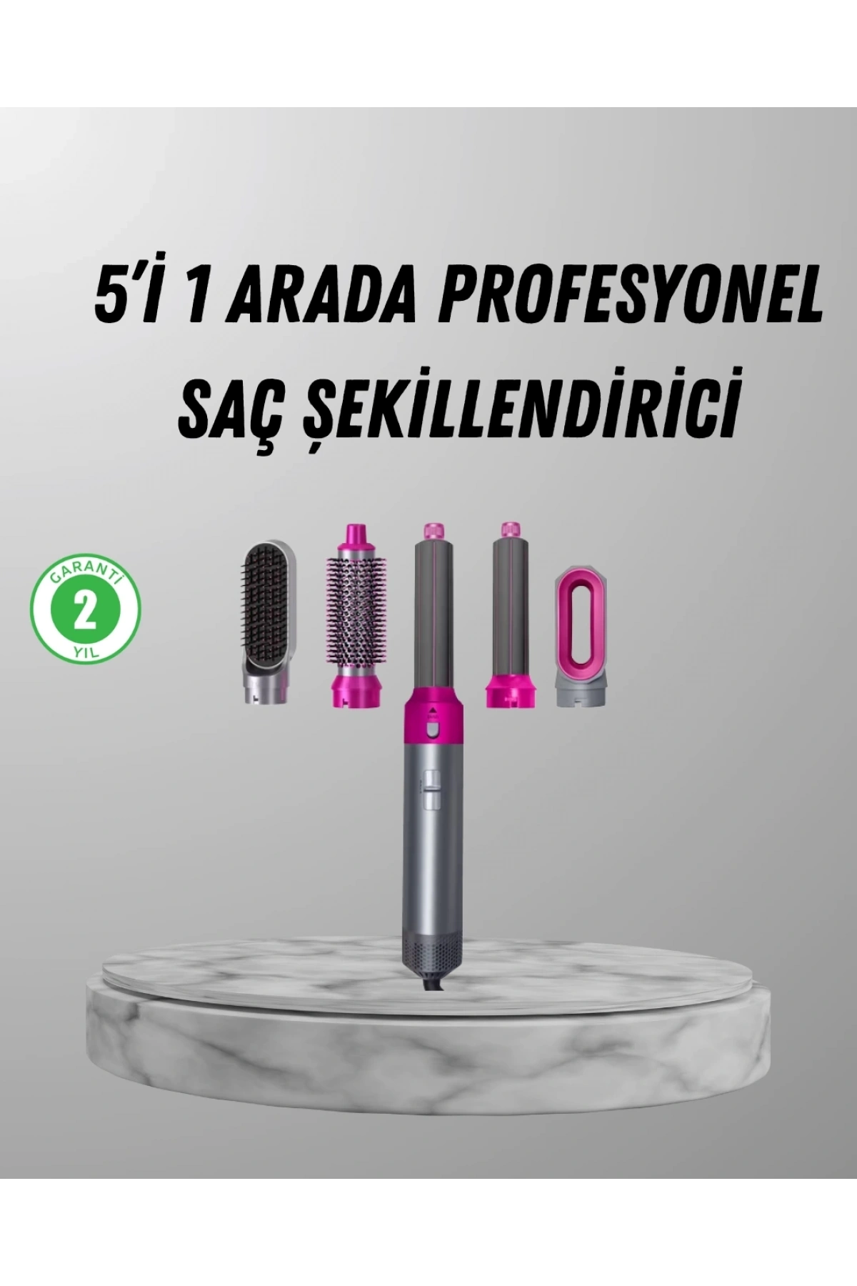 5’i 1 Arada Saç Şekillendirici Set Kuaför Düzeyinde Performans ve Ergonomik Tasarım