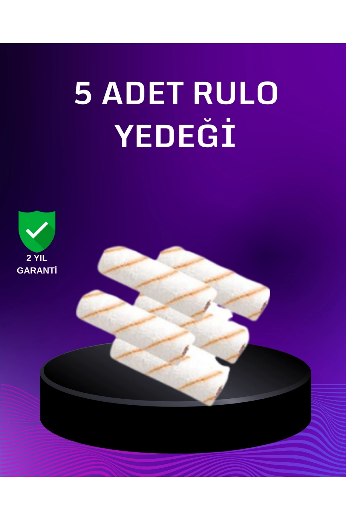 5’li Mini Rulo Boya Seti Duvar Tavan Emülsiyon Uygulama