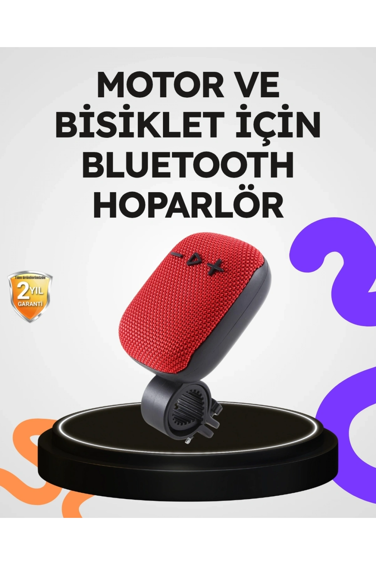 5W Kablosuz Bluetooth Hoparlör Güçlü Bas ve FM Radyo