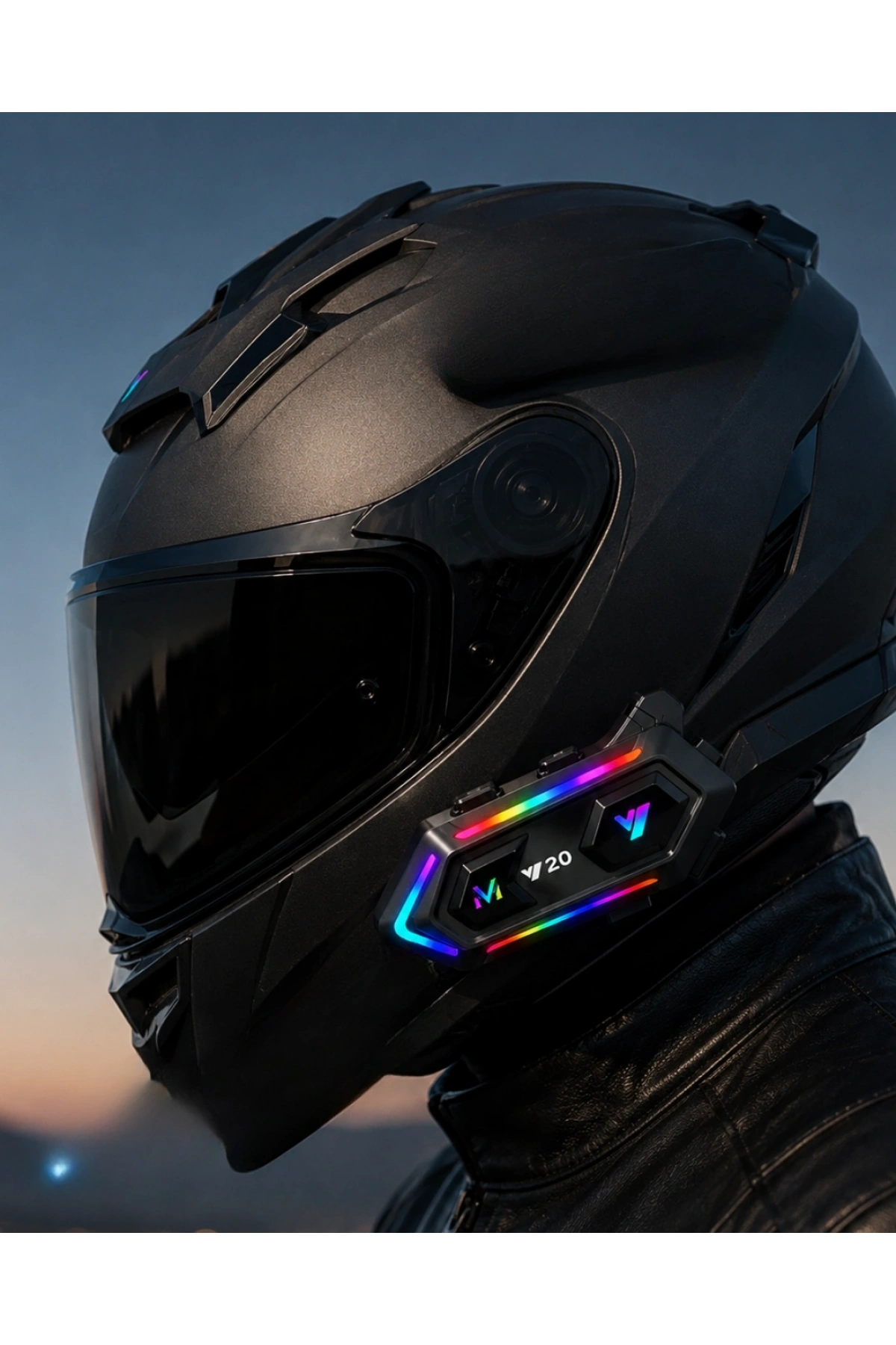 6. Bluetooth 5.3 Kask İçi Intercom Kulaklık IPX6 Suya Dayanıklı Tasarım