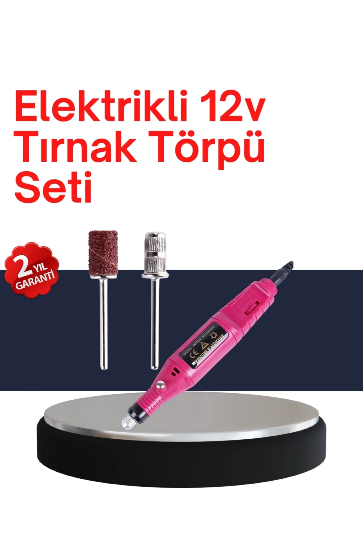 6 Uçlu Elektrikli Manikür Pedikür Seti