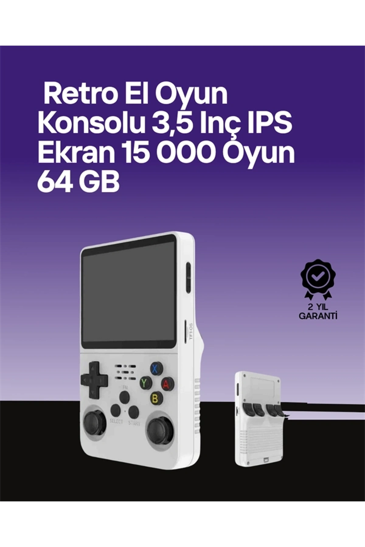 64 GB Retro Oyun Konsolu – Çoklu Emülatör Desteği, Linux Tabanlı Açık Sistem
