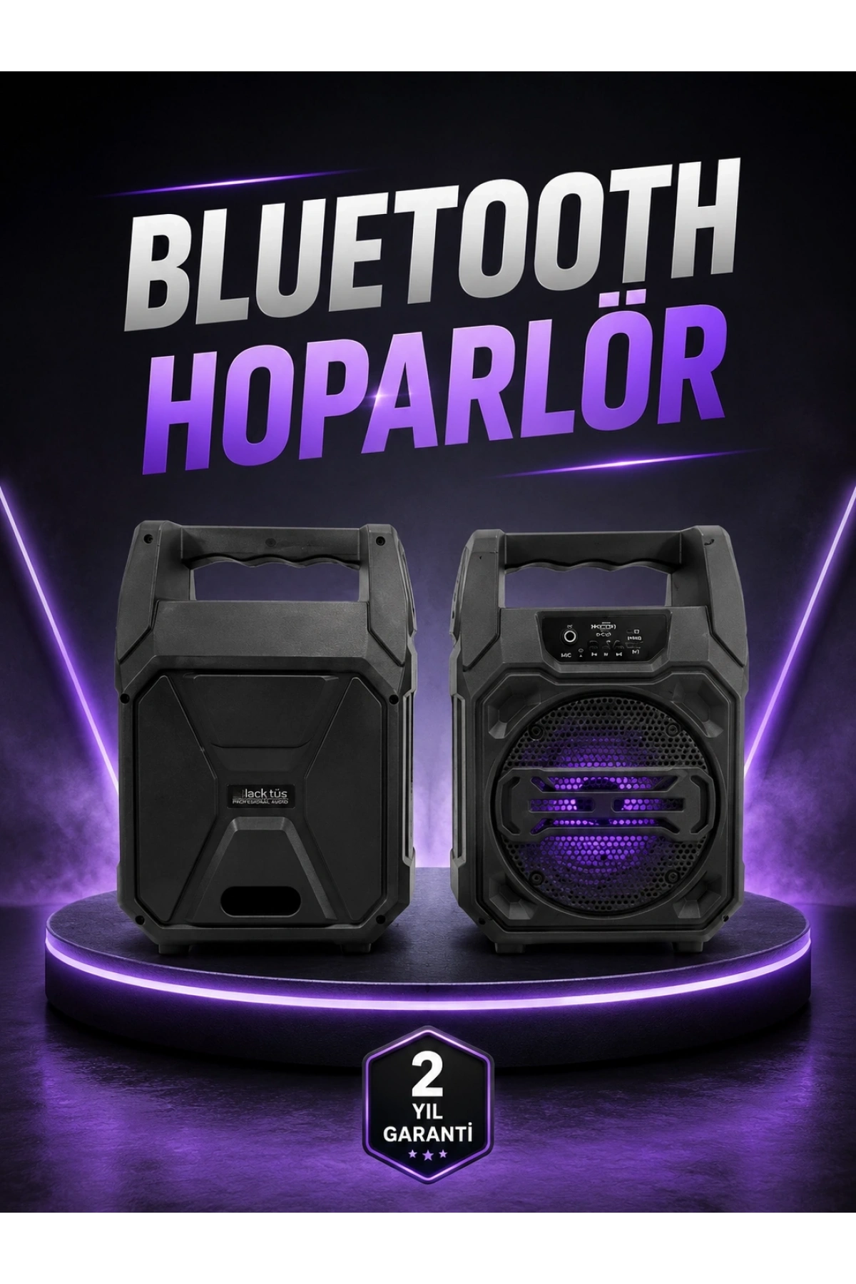 6.5 İnç Kablosuz Hoparlör Bluetooth Bağlantılı Yüksek Ses
