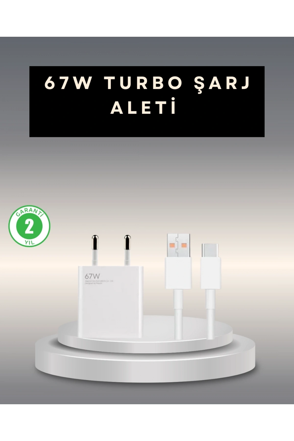 67 Watt Type C Şarj Adaptörü Poco X3 X4 X5 Pro Uyumlu
