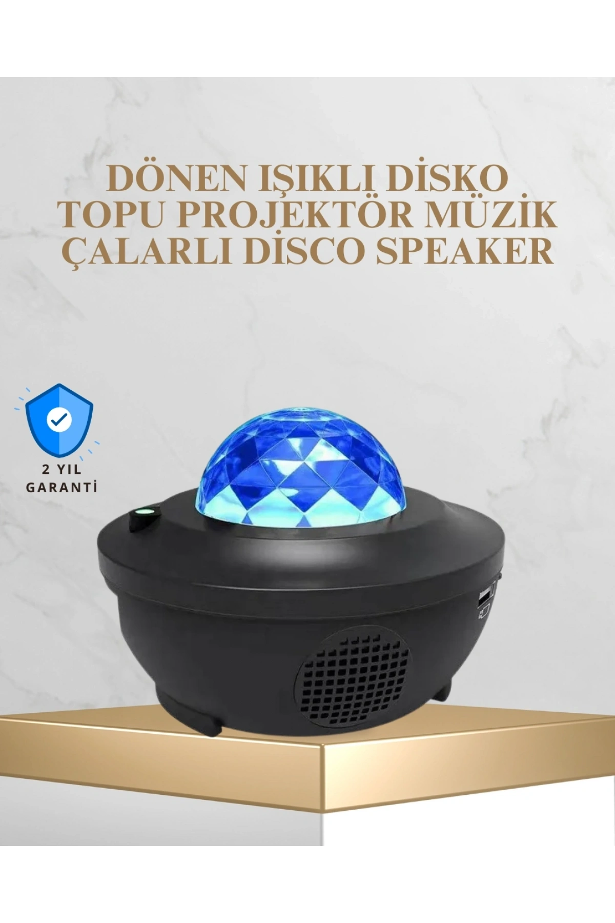 Bluetooth & USB Müzik Çalar Gece Lambası – 50 m² Kapsama, Uzaktan Kumanda