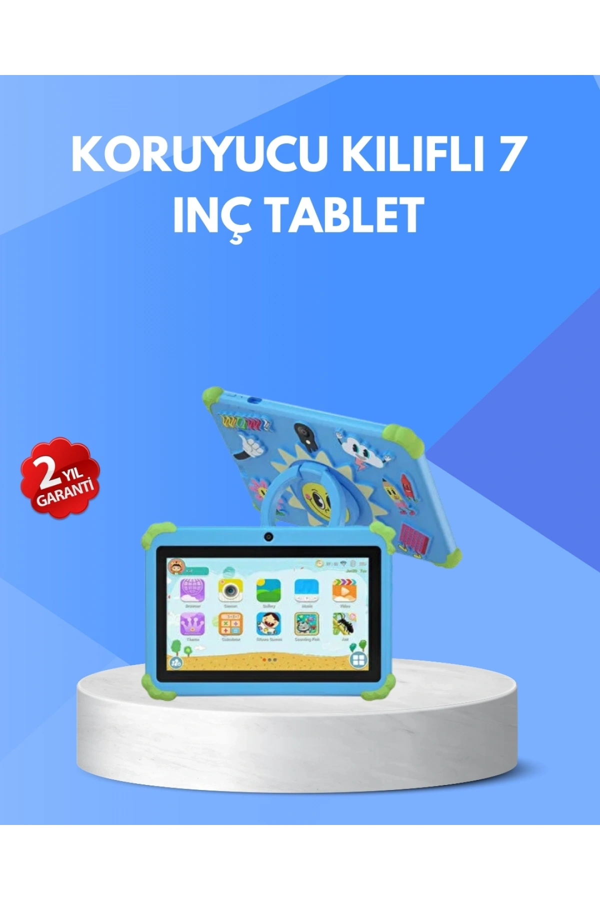 7 İnç Android Tablet WiFi Bluetooth ve Çift Kamera Destekli