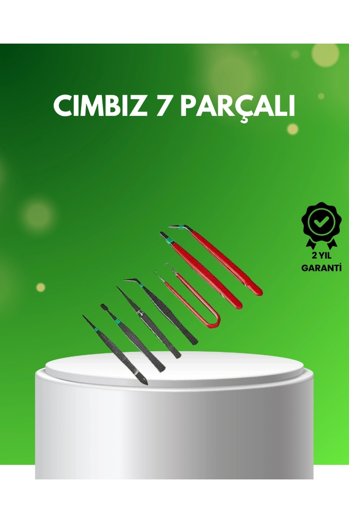 7 Parça Hassas Çelik Cımbız Seti Elektronik ve Saat Tamiri İçin