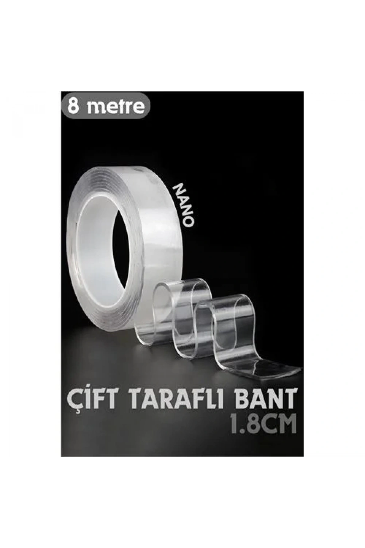 8 Metre Çift Taraflı Yapıştırıcı Bant Çivisiz Montaj 718950