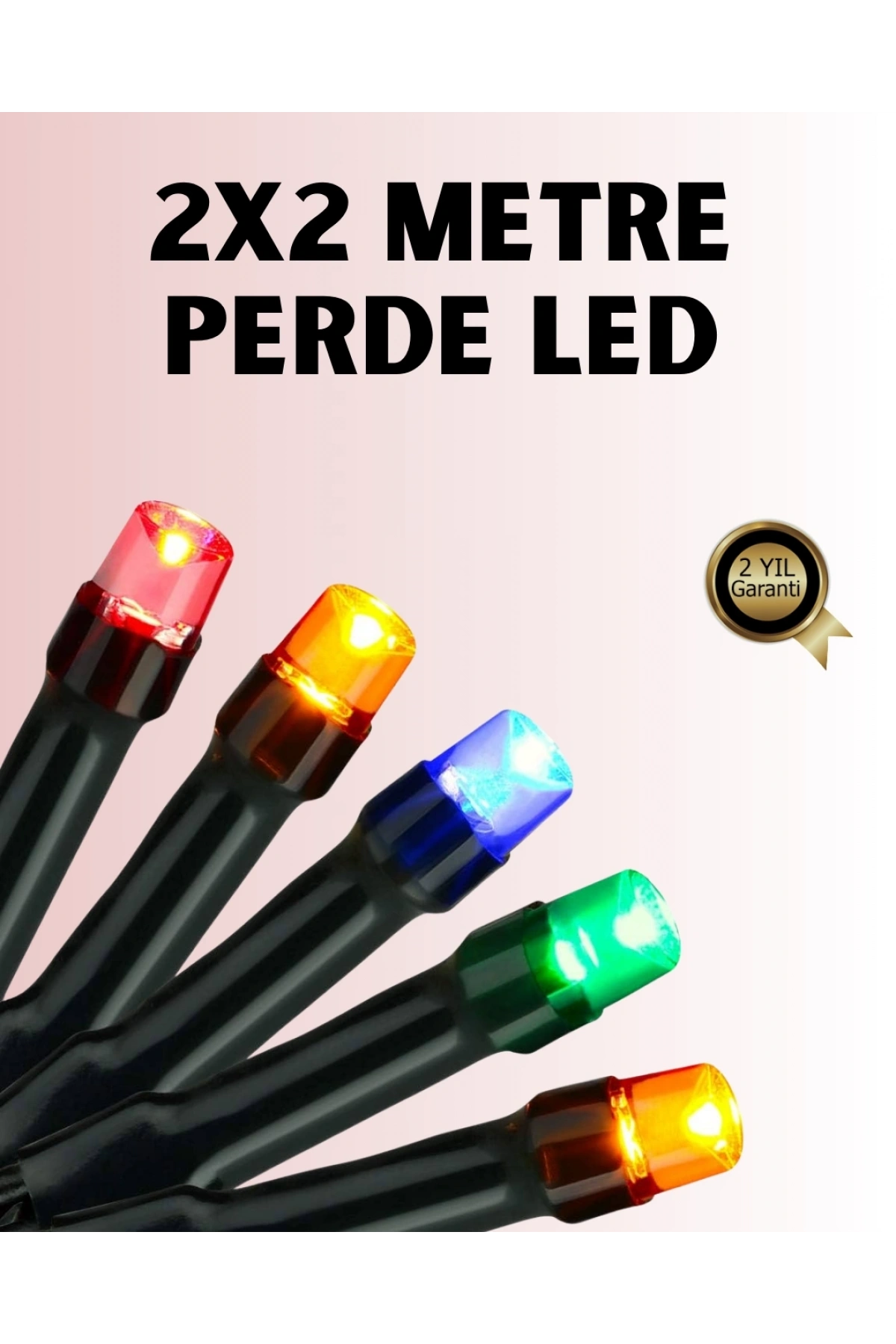 8 Modlu Zaman Ayarlı LED Perde Işık – Bahçe ve Balkon Dekorasyonu