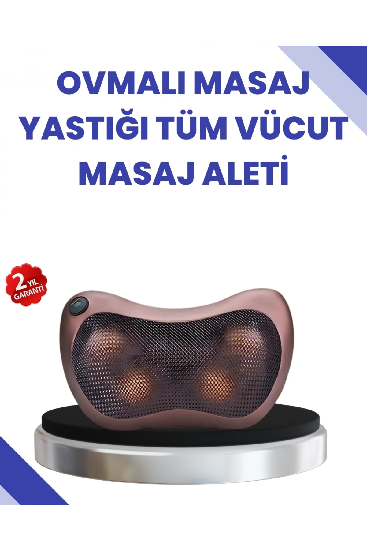 8 Toplu Derin Yoğurma Masaj Yastığı Ev ve Araç Kullanımına Uygun