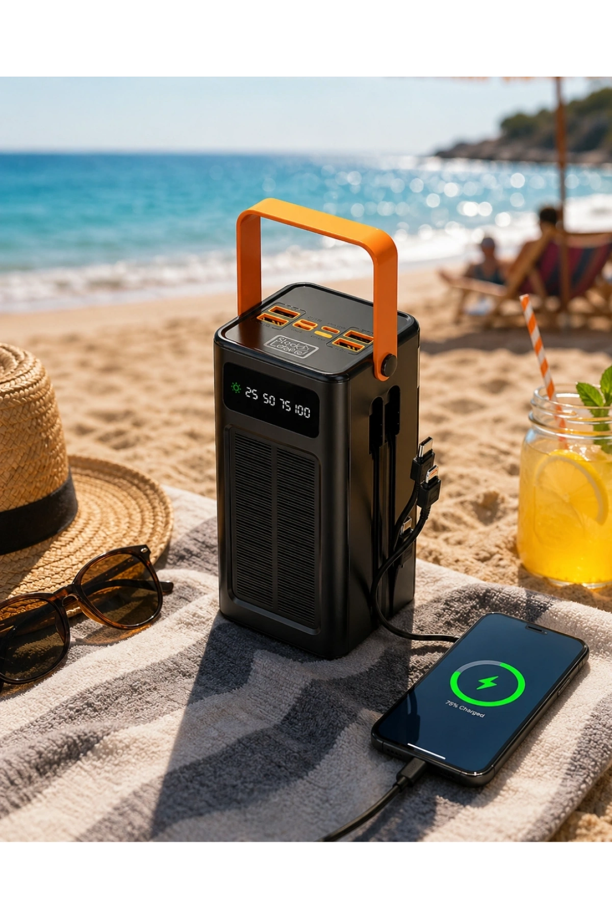 80.000 GÜNEŞ ENERJİLİ POWERBANK