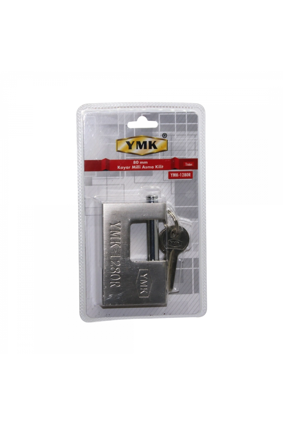 80MM GRİ KAYAR MİLLİ ASMA KİLİT (5047)