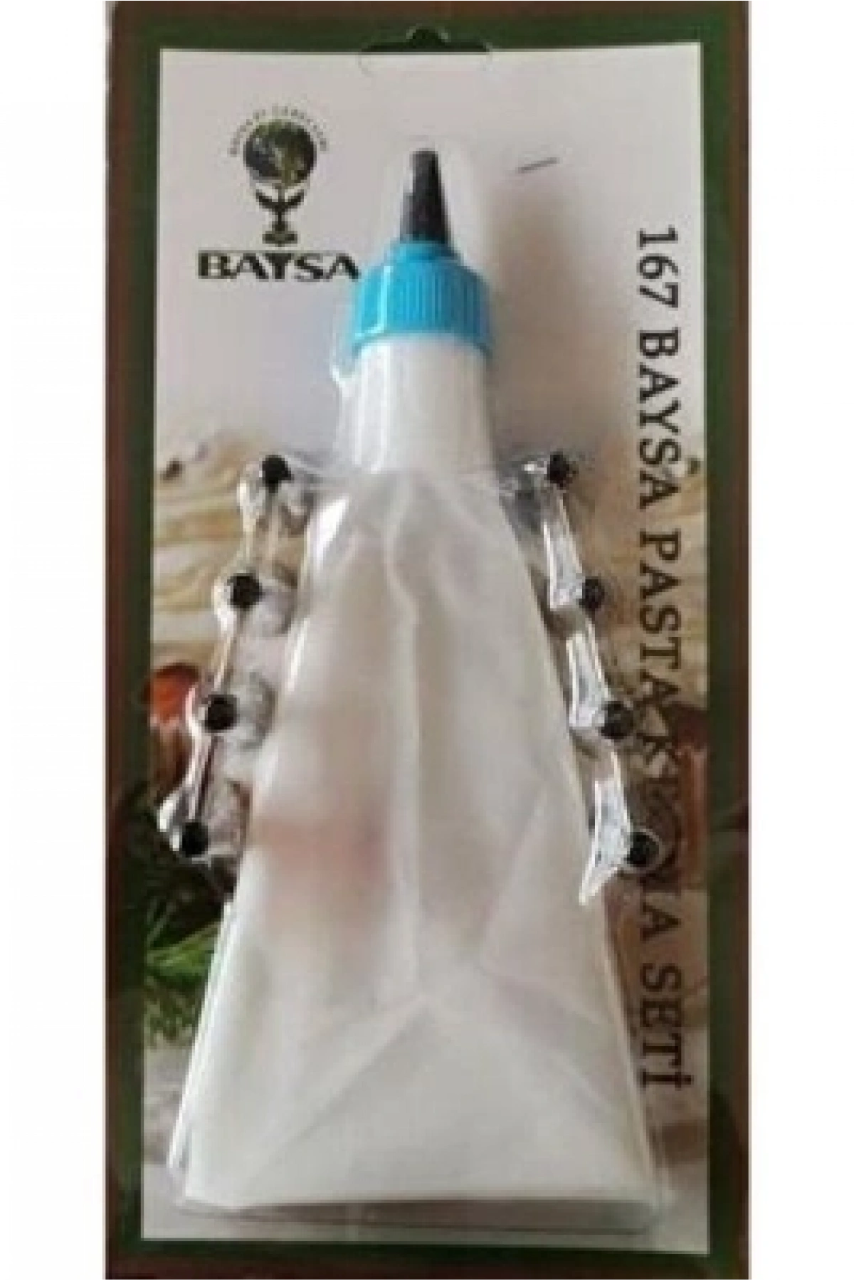 9 PARÇA  PASTA SETİ KREMA TORBASI - METAL SIKMA UÇLARI SETİ (5047)