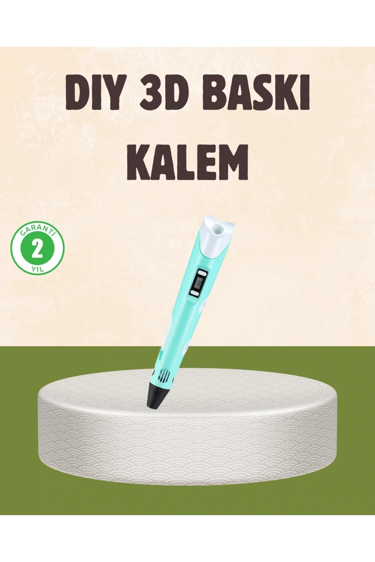 ABS ve PLA Filament Destekli 3D Yazıcı Kalem