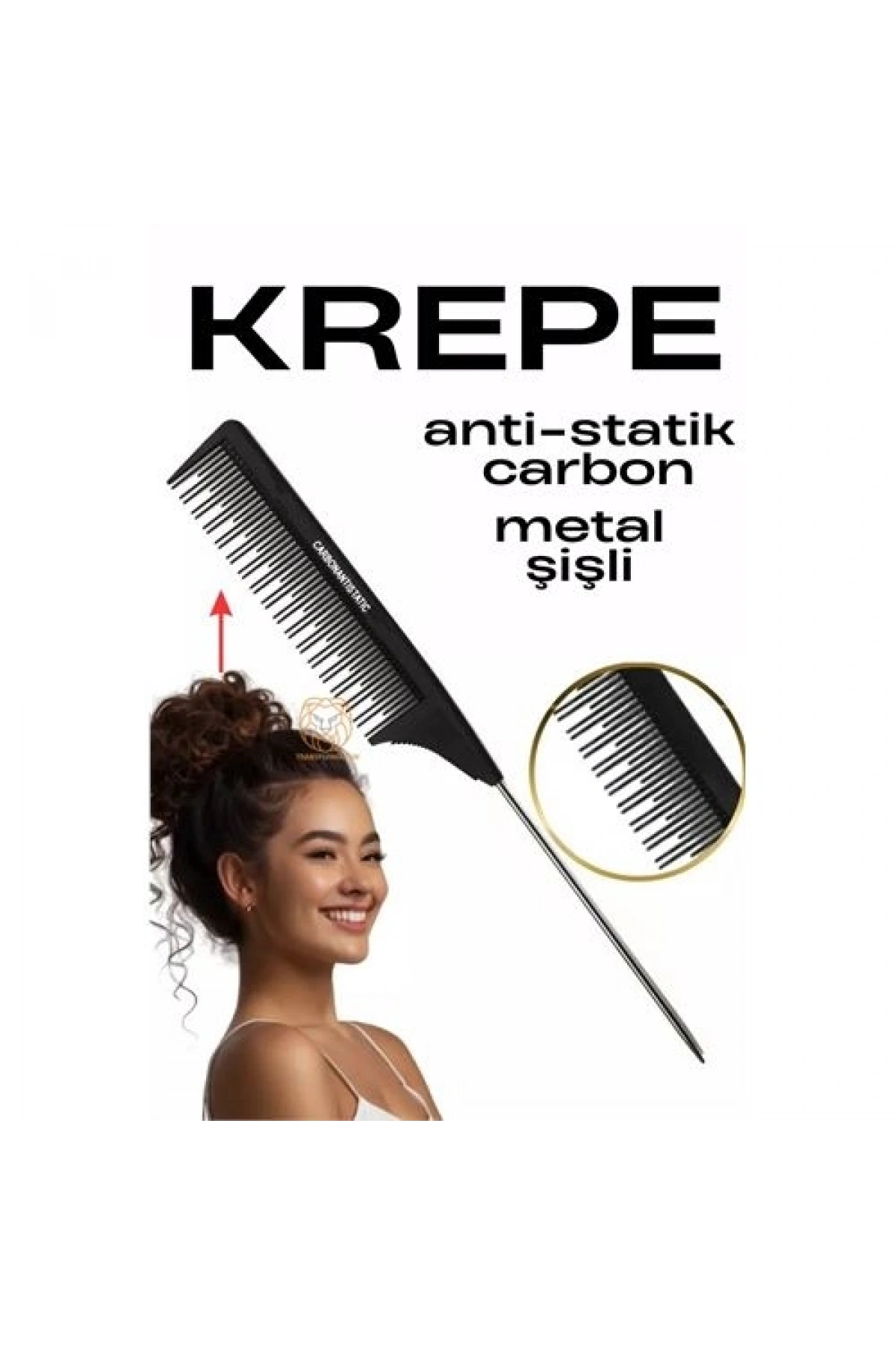 Absolute Çiftli Şişli Krepe Tarağı 714786