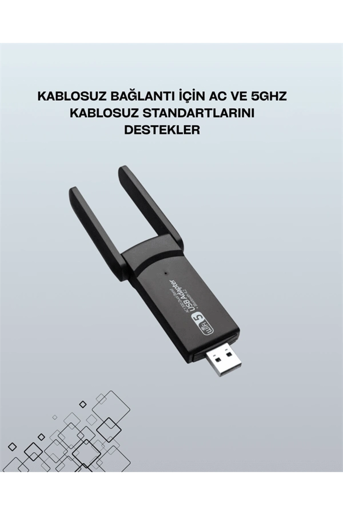 AC1200 USB WiFi Adaptör