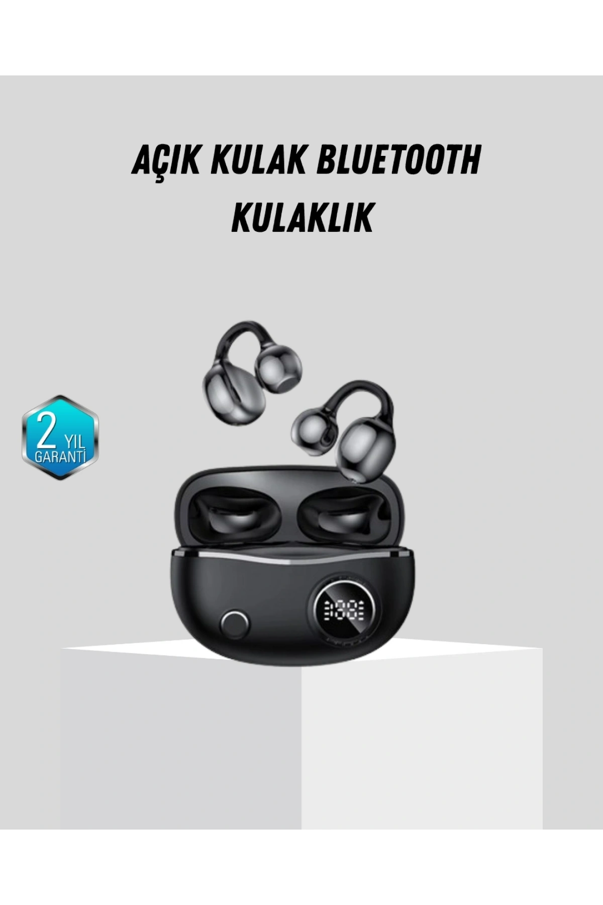 Açık Kulak Bluetooth Kulaklık 5.4 APTX Destekli Ergonomik Tasarım