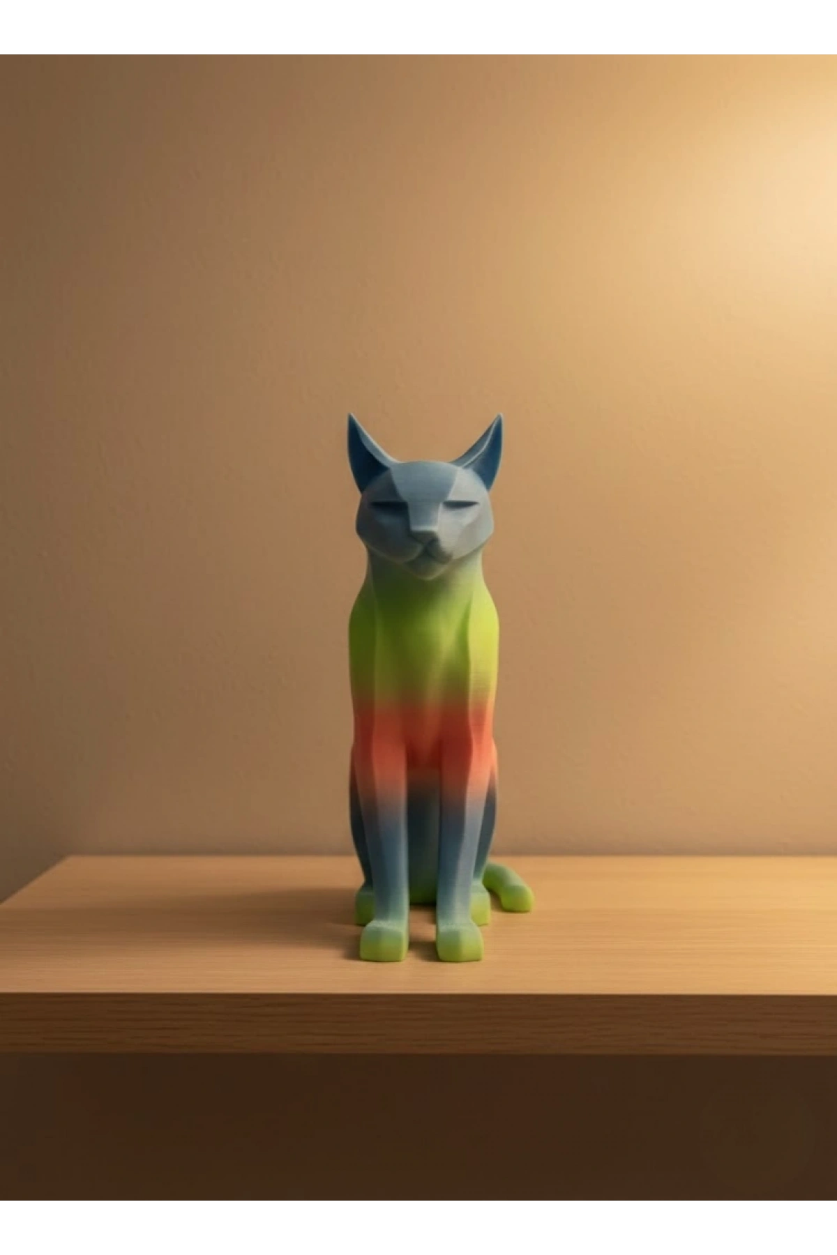 Açık Rainbow Kedi Biblo Modern Salon ve Raf Dekoru