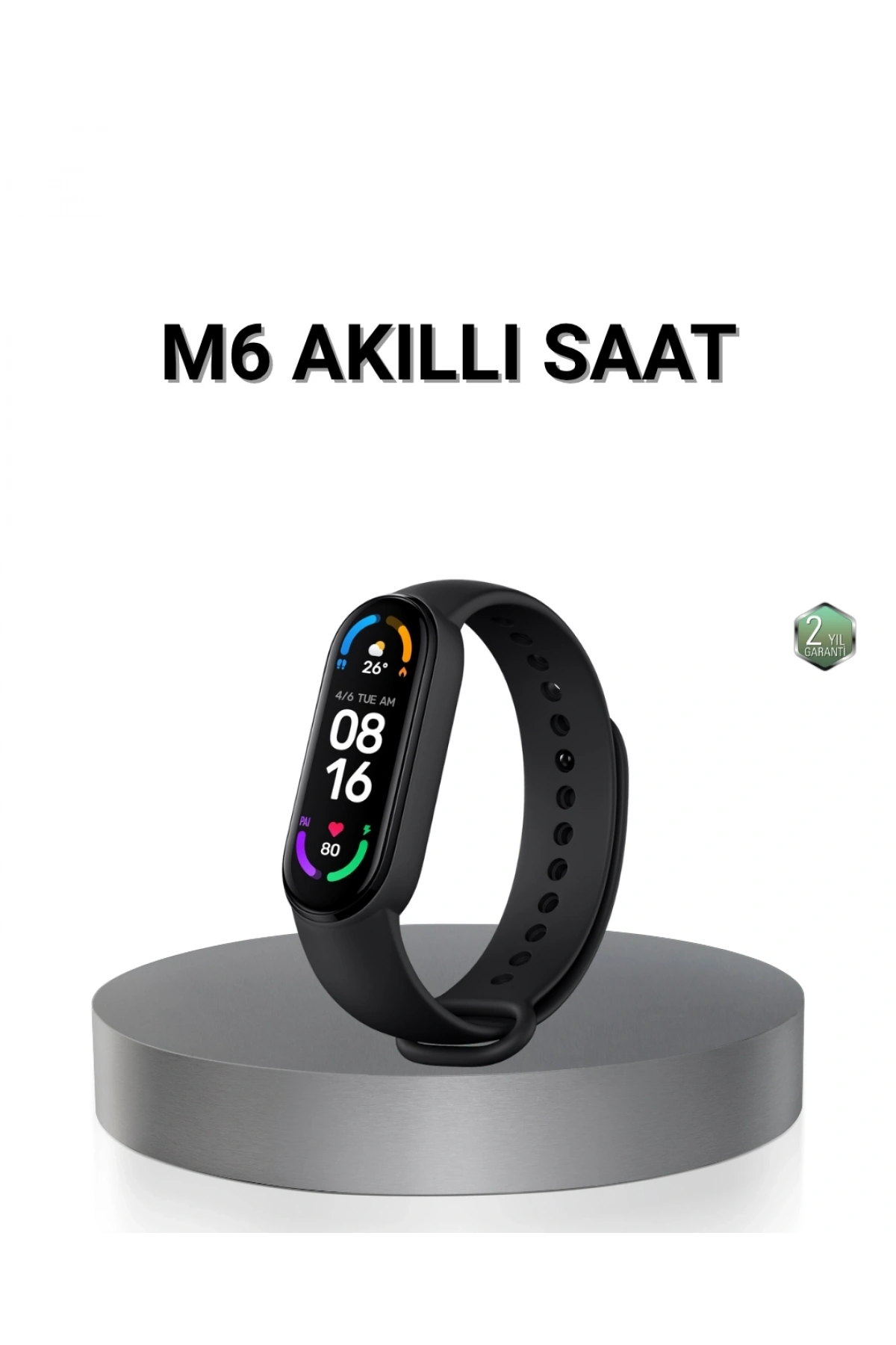 Akıllı Bileklik – Kalp Atış, Uyku ve Adım Takibi, IP67 Su Geçirmez