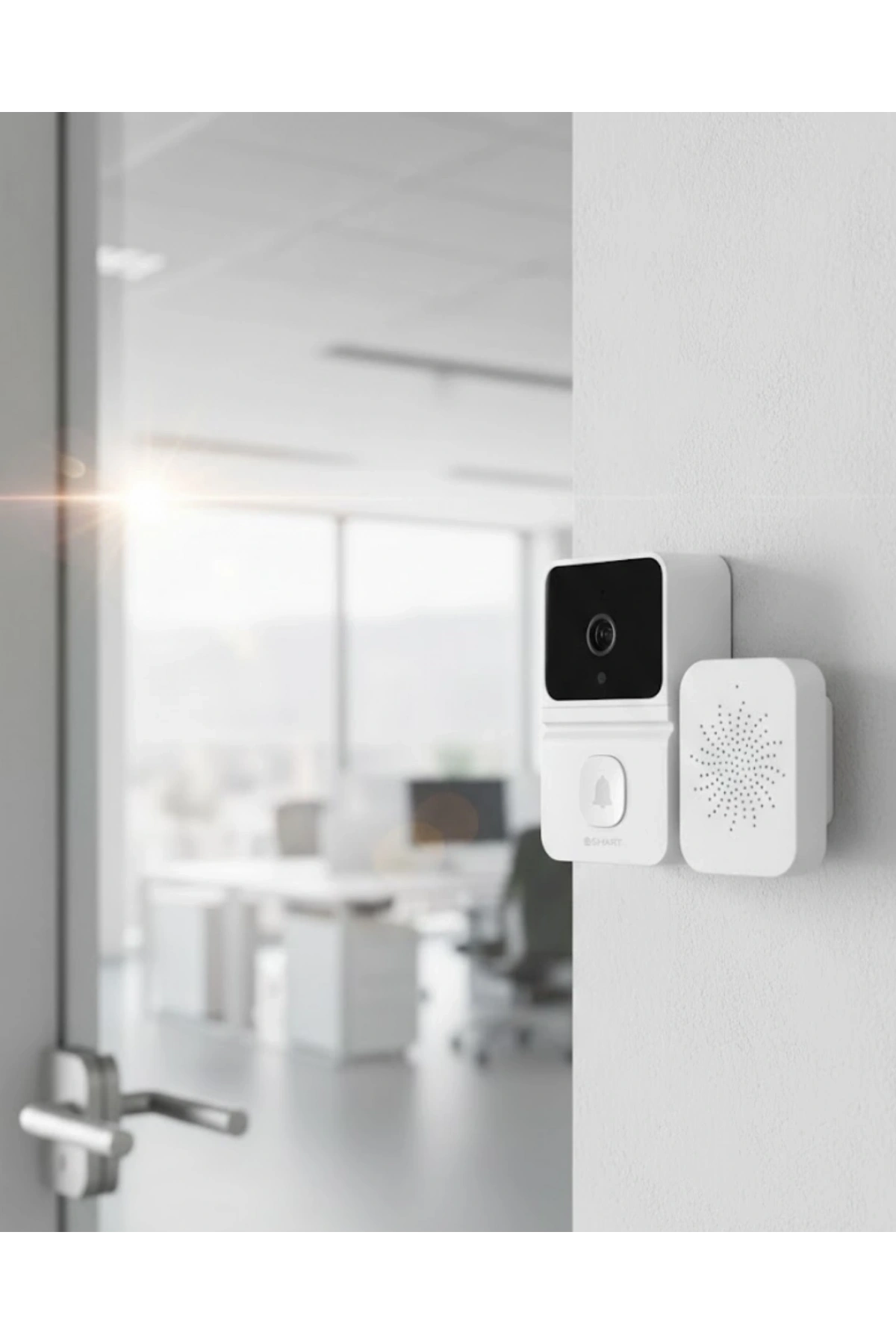 Akıllı Ev Uyumlu Kapı Zili 800mAh Bataryalı Gece Görüşlü