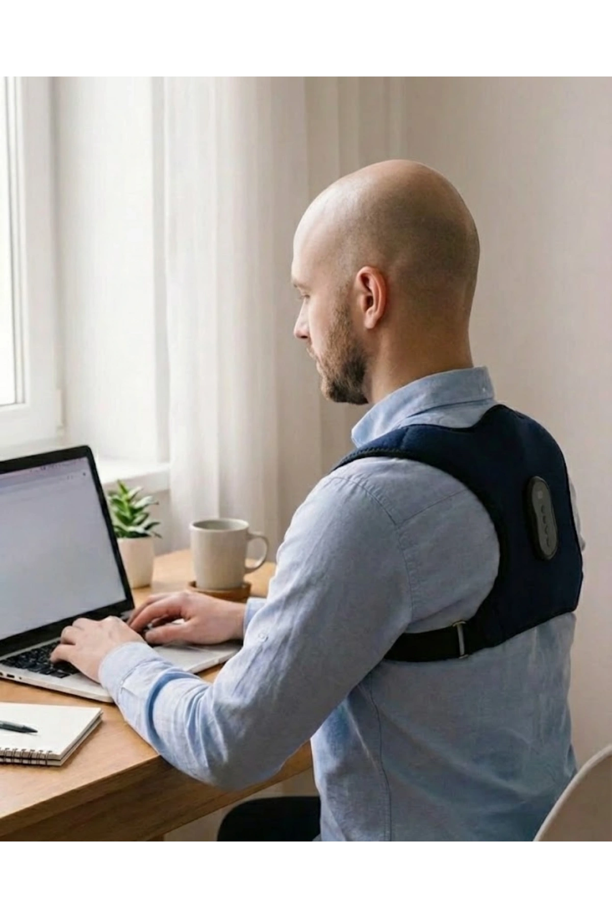 Akıllı Postür Düzeltici Masaj Kemeri Medikal Destekli