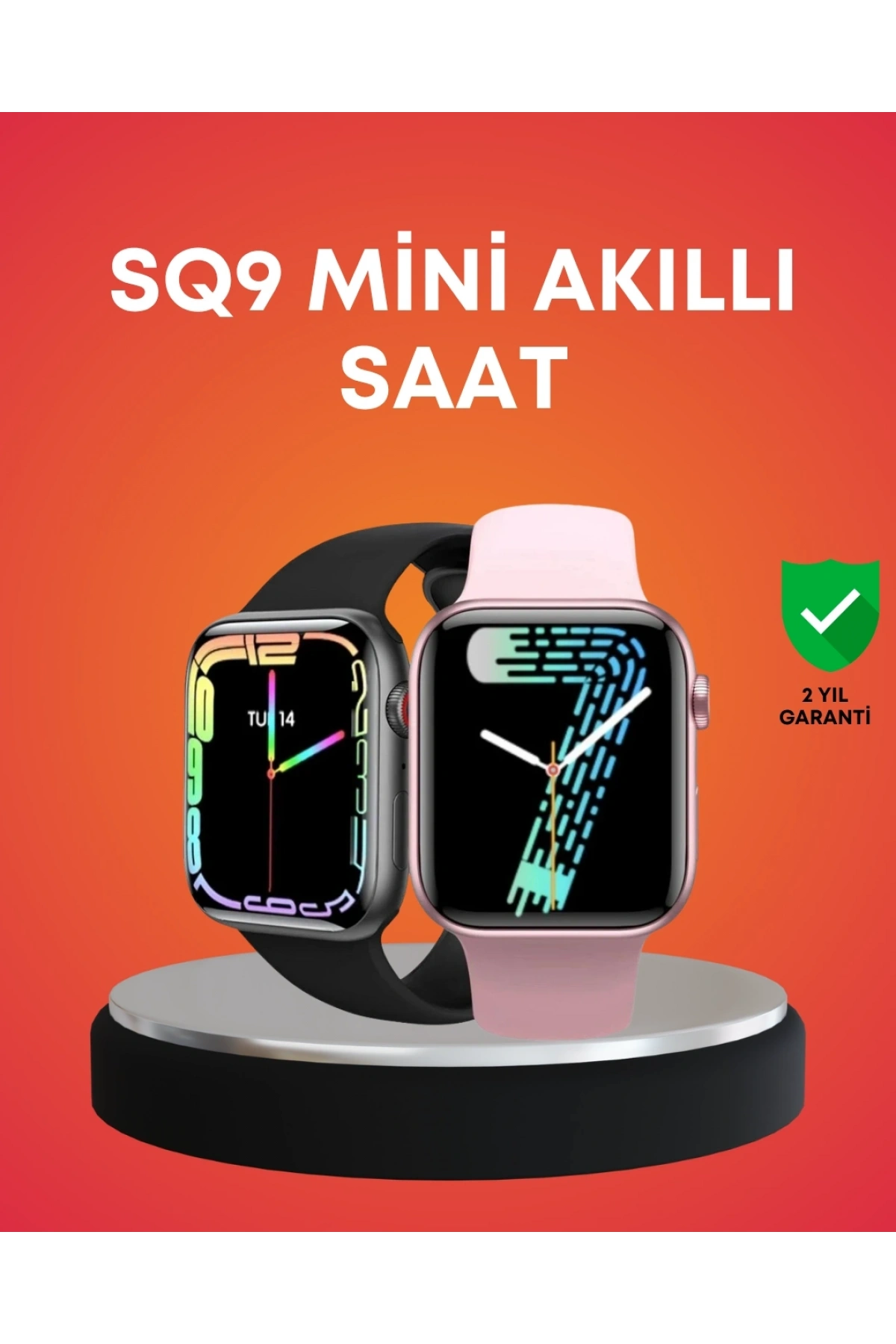 Akıllı Saat AMOLED Dokunmatik Ekran Nabız Uyku ve Adım Takibi