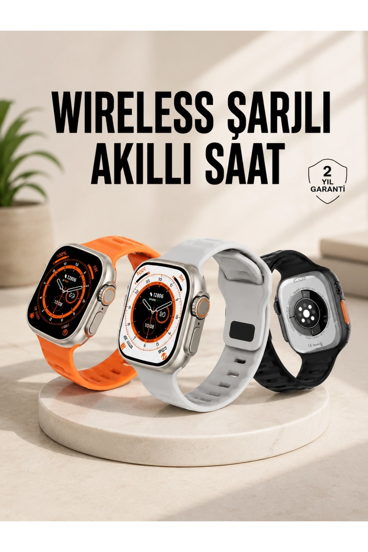 Akıllı Saat Nabız Ölçebilen Yeni Nesil GPS ve Adımsayar Özelliği