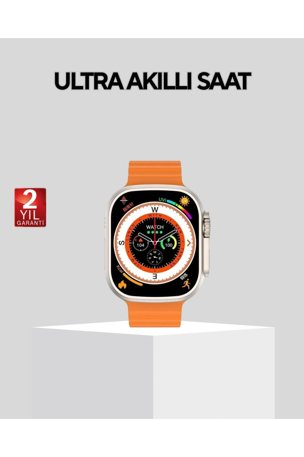 Akıllı Saat – Nabız Ölçer, Uyku Takibi, GPS, Suya Dayanıklı Tasarım